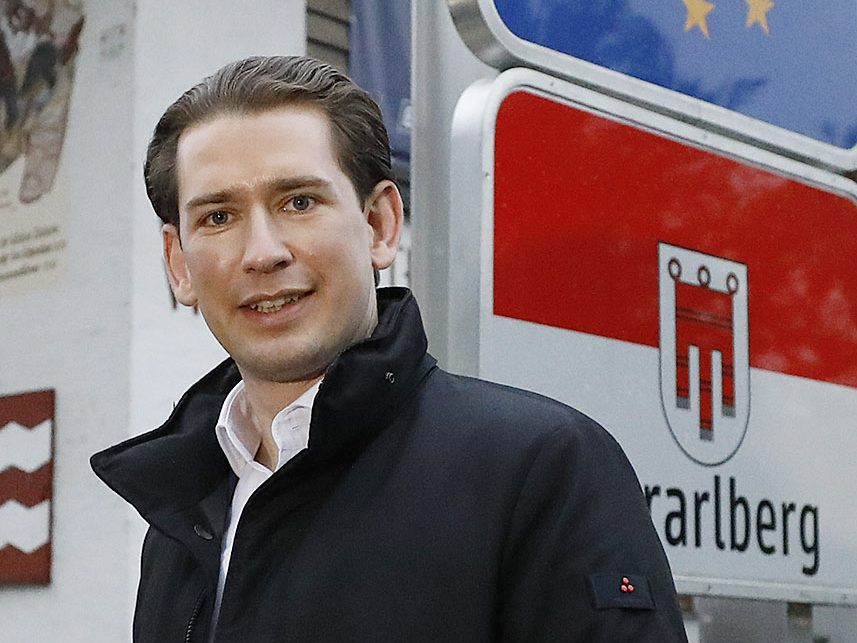 Sebastian Kurz tourt durch Österreich.