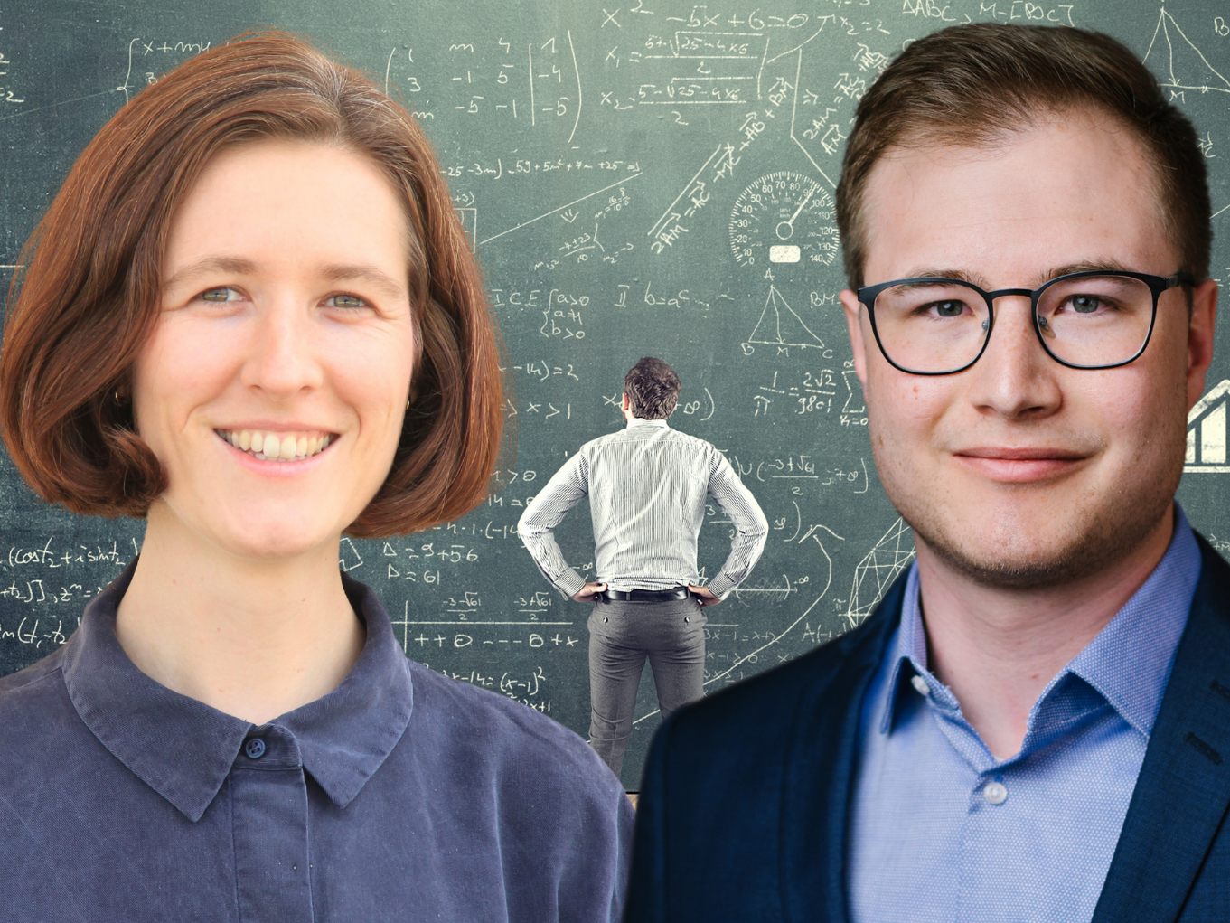 Die Preisträger Livia Fritz und Lukas Mennel.
