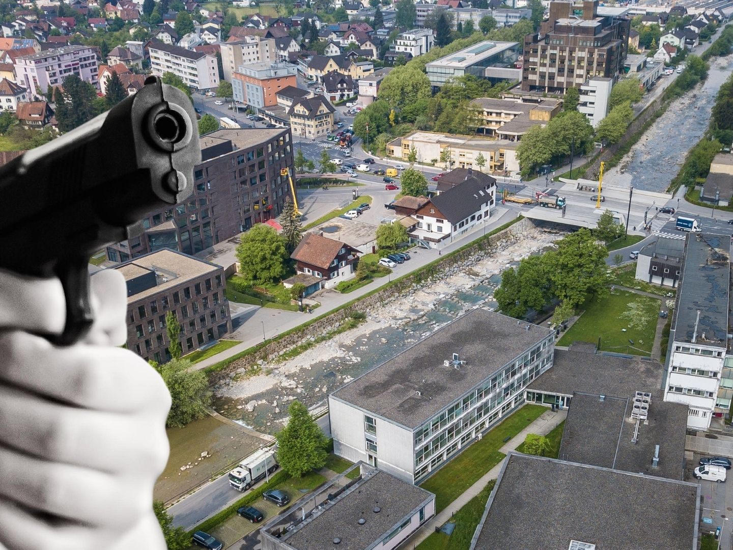 Drei Männer werden nach Schreckschüssen und Kokainkonsum angezeigt.