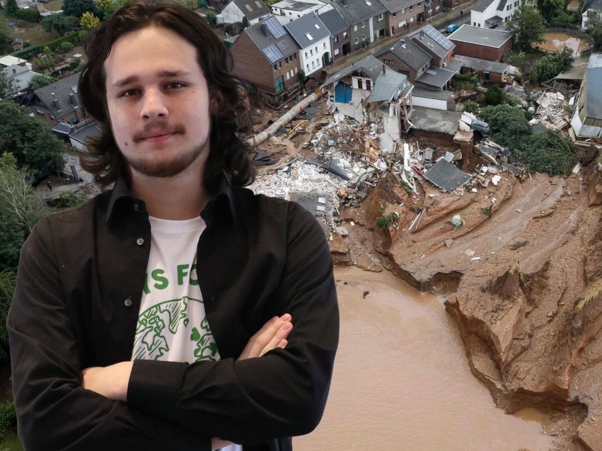 Klimaaktivist und Dornbirner Stadtvertreter Aaron Wölfling sieht die extremen Wetterereignisse als direkte Folgen des Klimawandels.