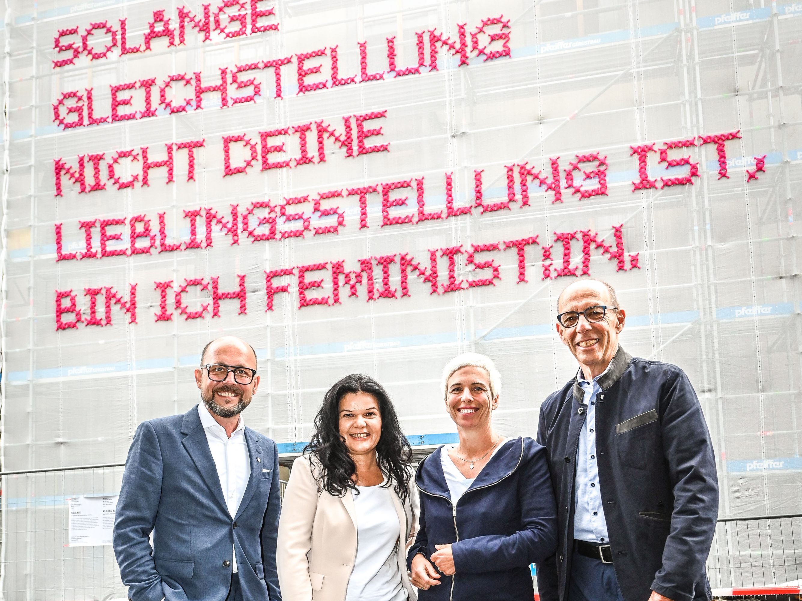 Das Rathaus Bregenz wird zum Kunstprojekt.