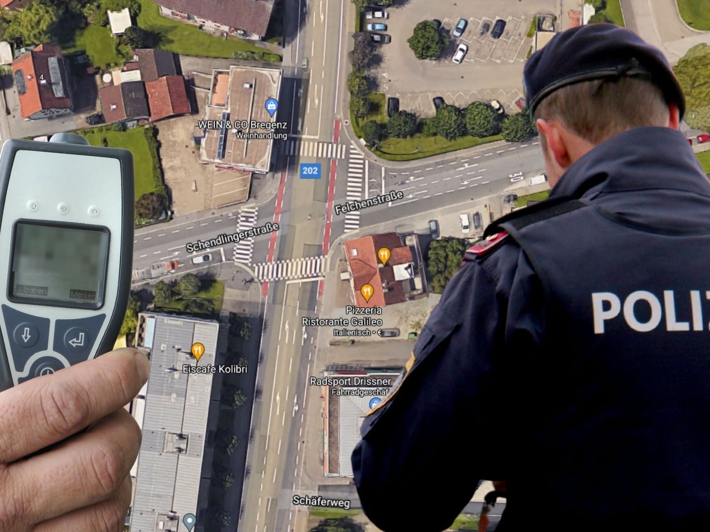 Der Fußgänger musste ins LKH Bregenz gebracht werden.