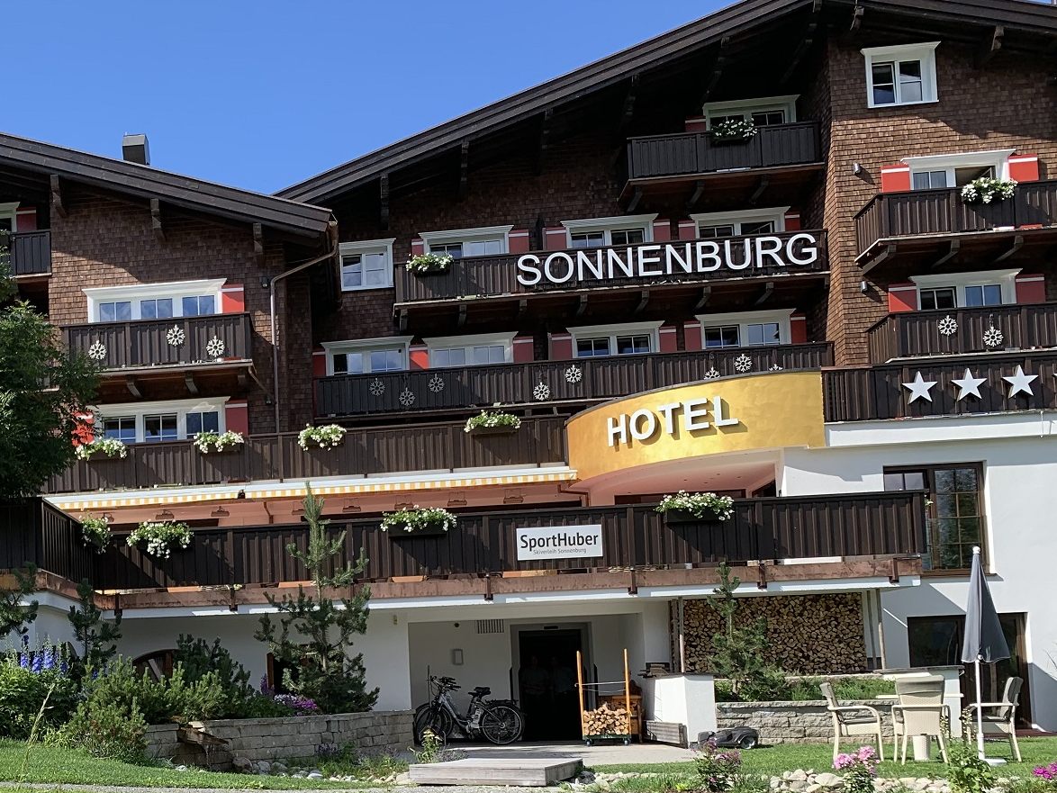 Das Hotel Sonnenburg von außen.