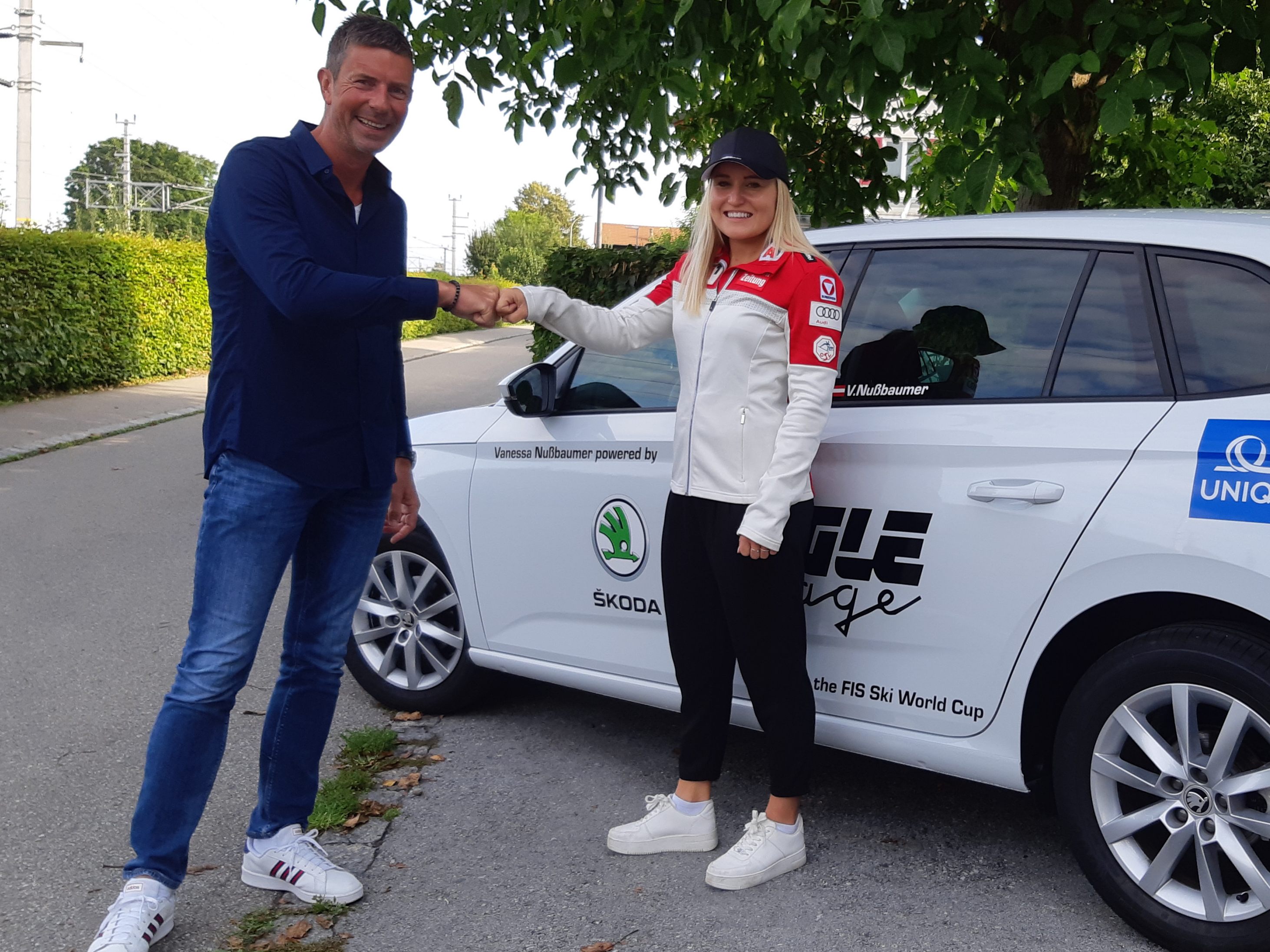 Zwei starke Partner: Uniqa Vorarlberg und Vanessa Nussbaumer.