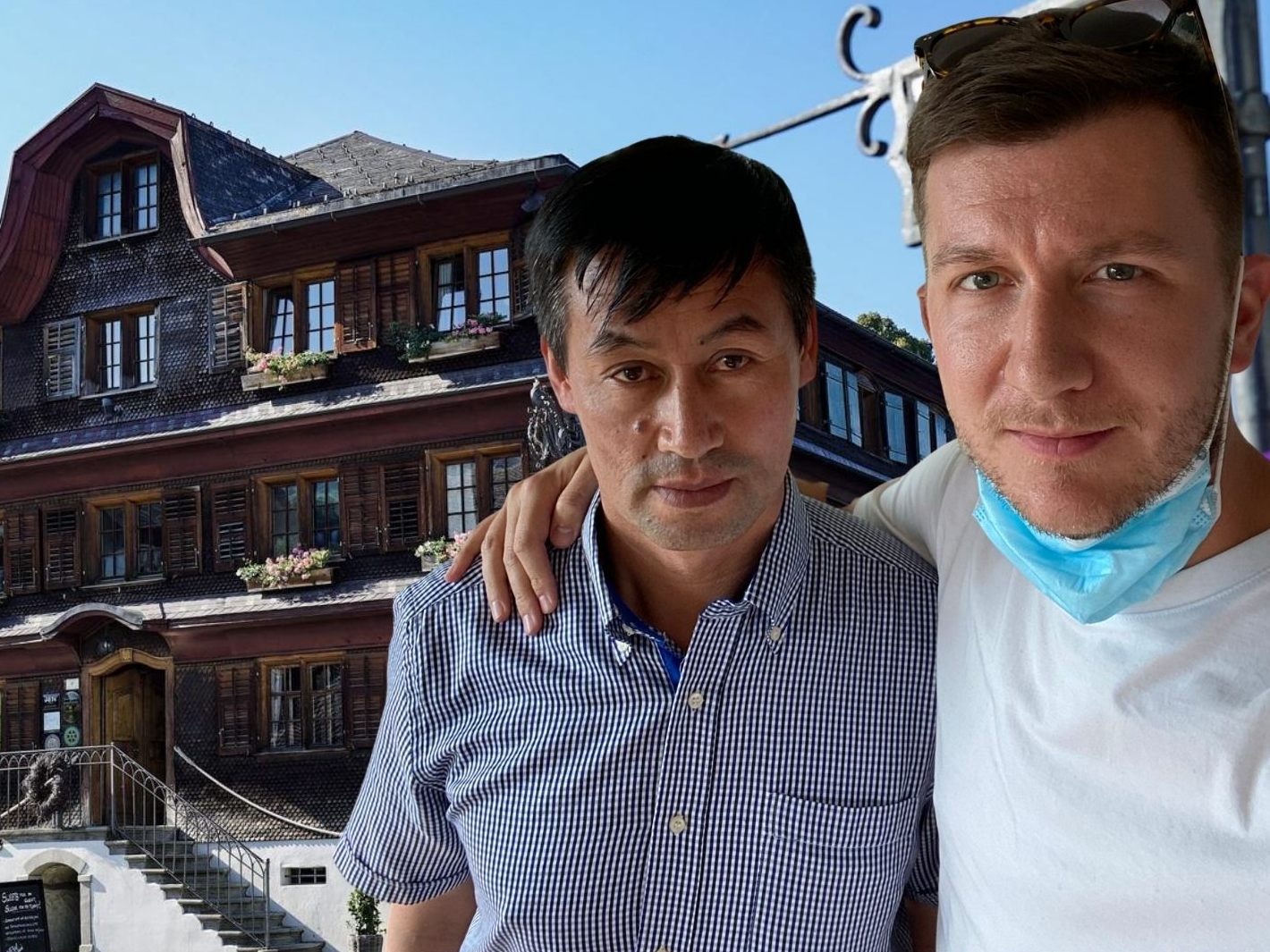 Schweren Herzens musste sich Hirschen-Wirt Peter Fetz von seinem Mitarbeiter Ali aus Afghanistan verabschieden.
