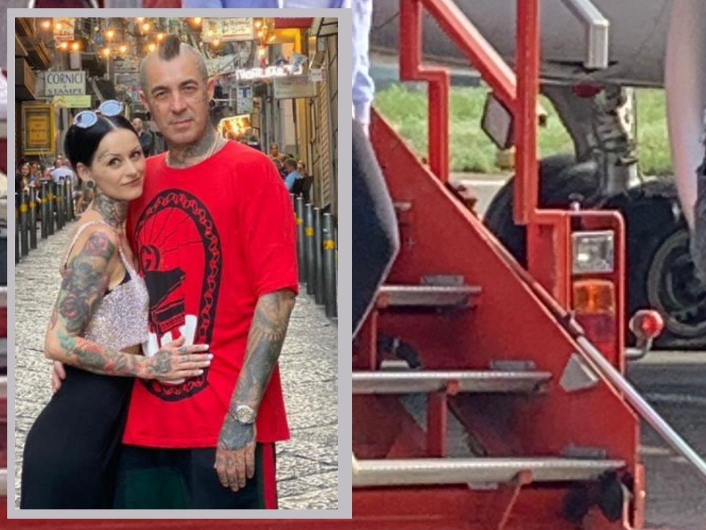Kristina und Mike Geringer erlebten bange Sekunden am Zürcher Rollfeld.