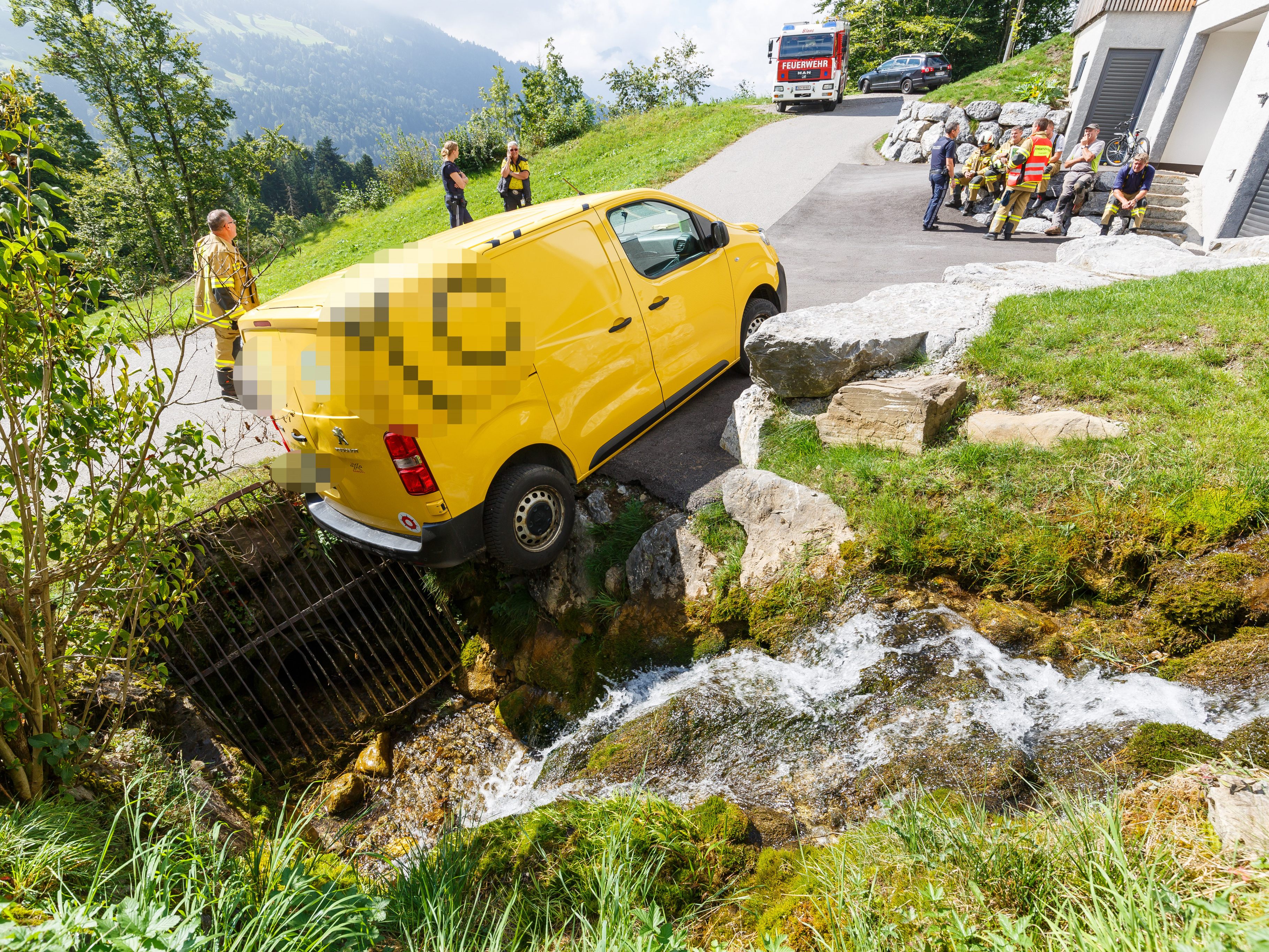 Am Freitag kam es zu einem Unfall in Blons.