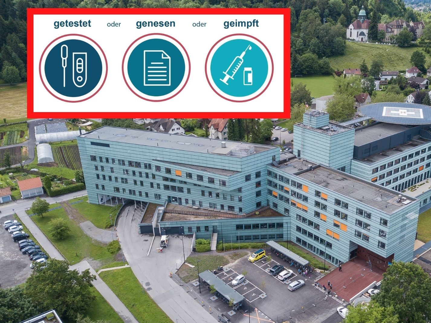 In Vorarlbergs Krankenhäuser gelten wieder strengere Vorschriften.