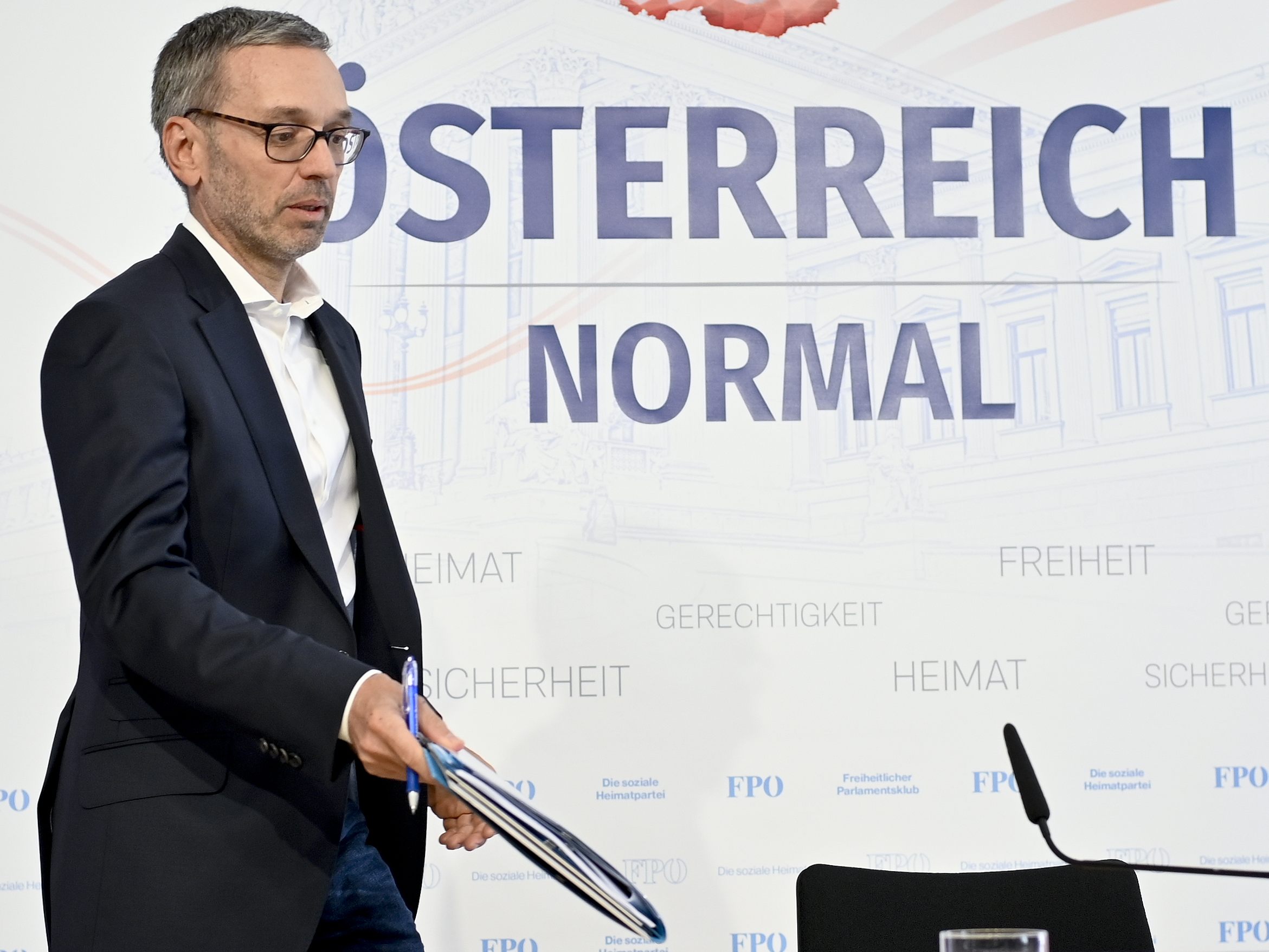 Herbert Kickl betont die Freiwilligkeit.