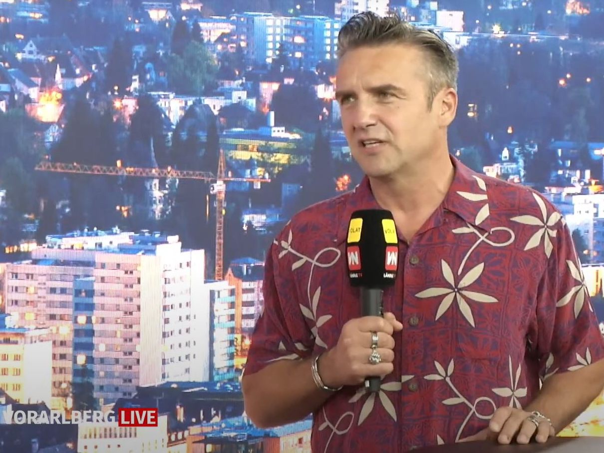 Hanno Pinter zu Gast bei "Vorarlberg LIVE".