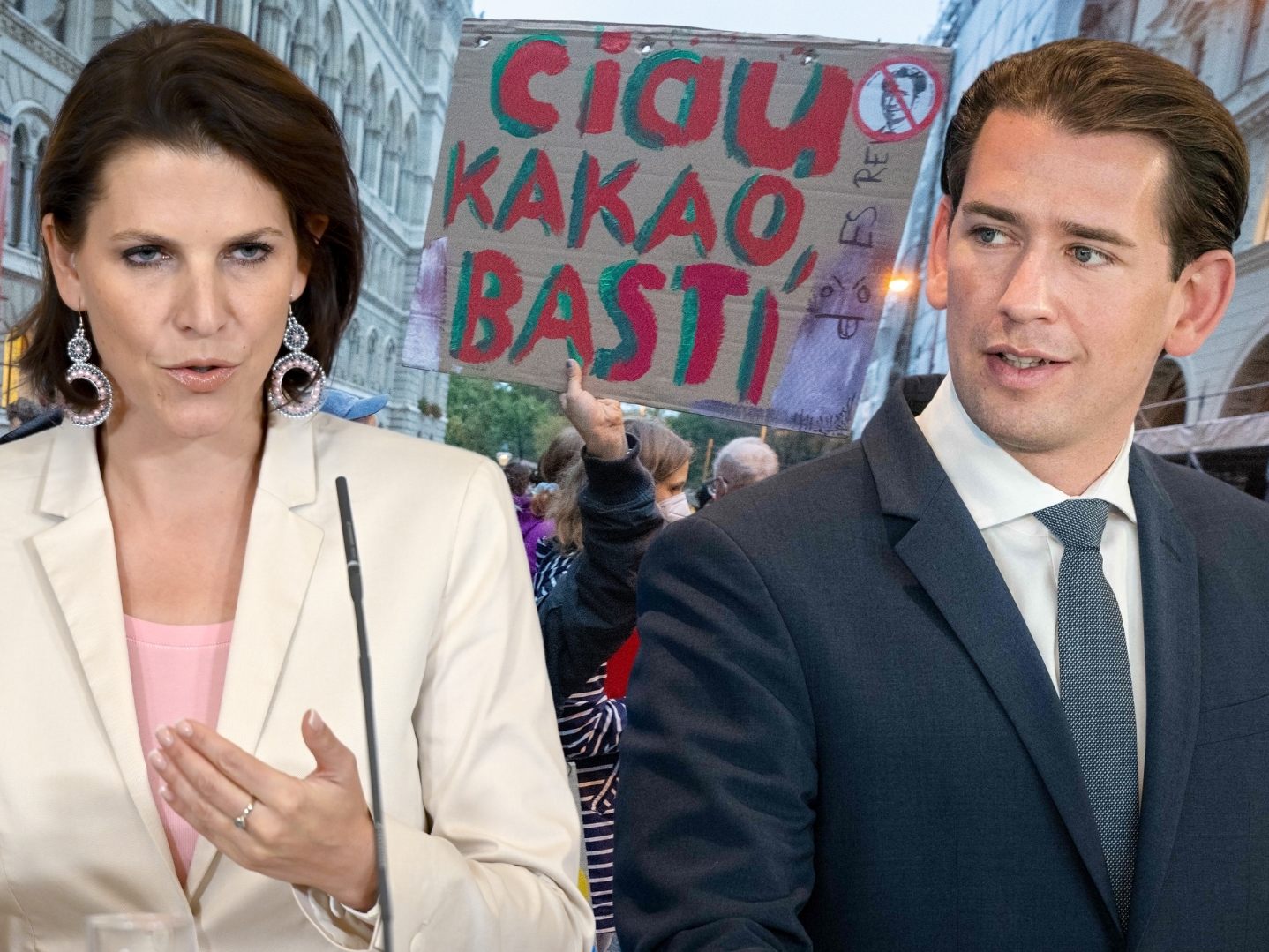 Europaministerin Karoline Edtstadler (ÖVP) hat Medienberichte dementiert, wonach sie als mögliche neue Kanzlerin Sebastian Kurz (ÖVP) ablösen könnte.