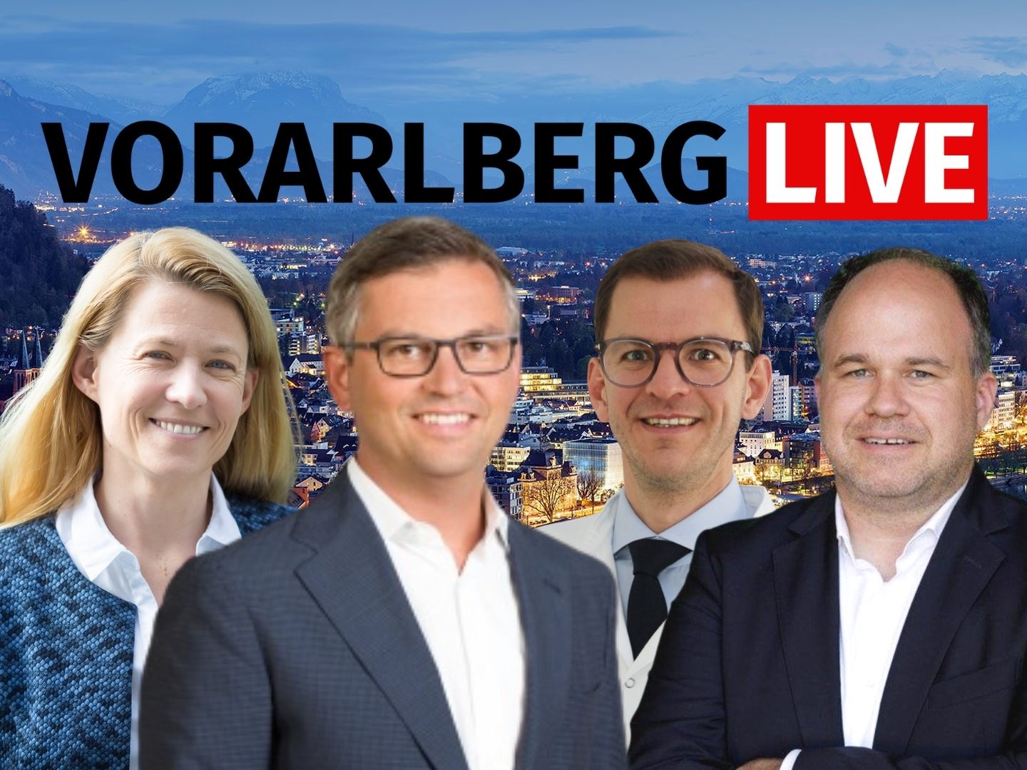 Magnus Brunner, Thomas Winder und Frauke Kühn zu Gast bei "Vorarlberg LIVE".