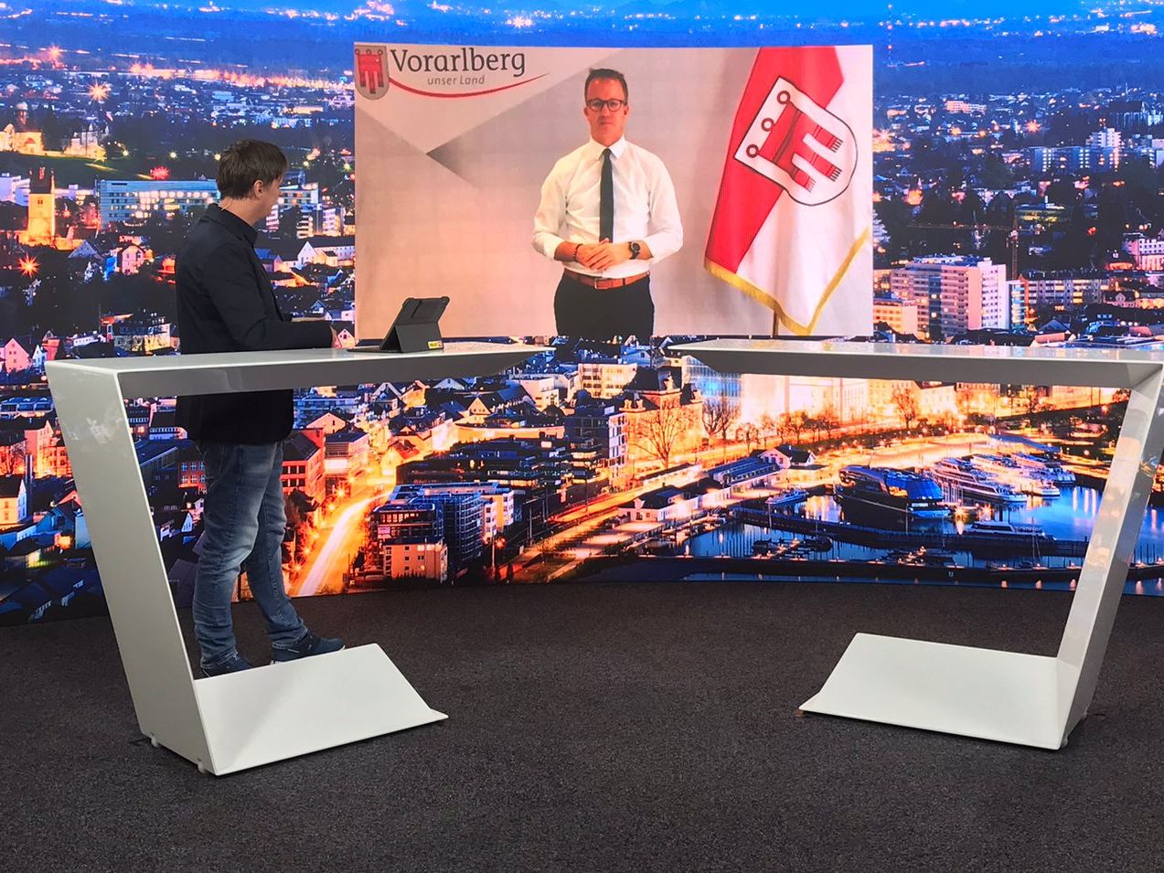 Landesrat Gantner war zu Gast bei "Vorarlberg LIVE".