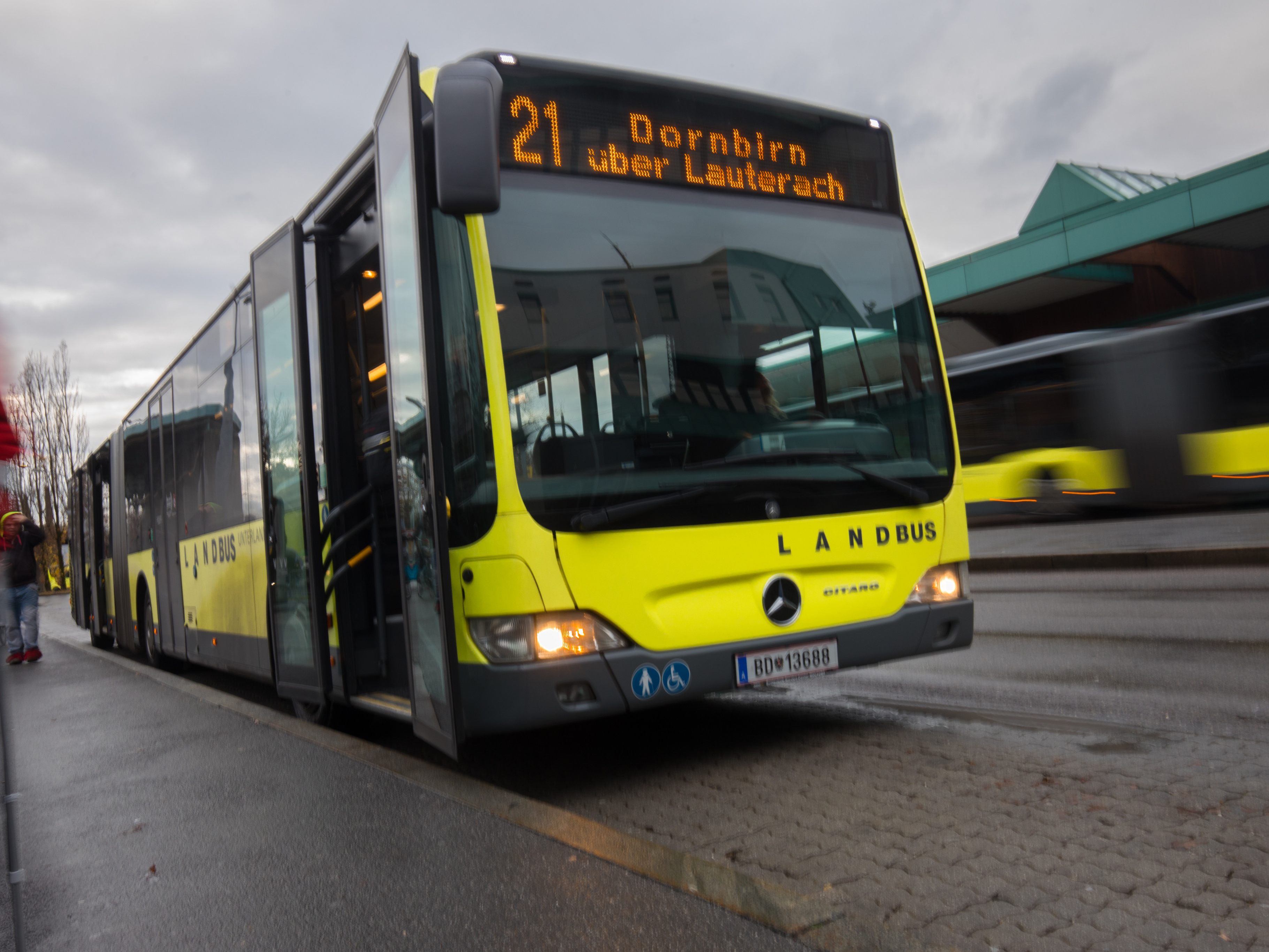 Die Busse fahren während des Lockdowns nur noch eingeschränkt.