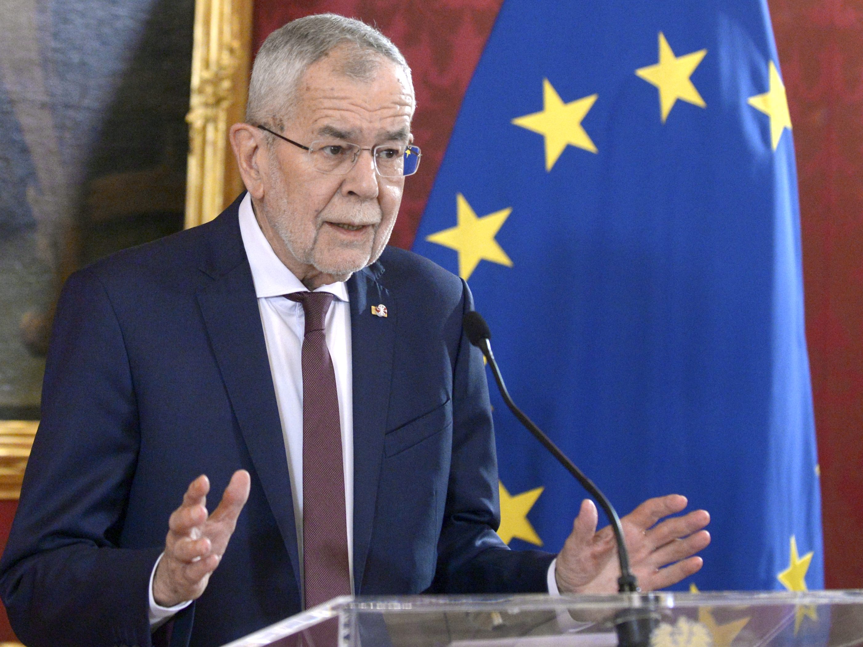 Alexander Van der Bellen war mehrere Tage lang im Homeoffice.