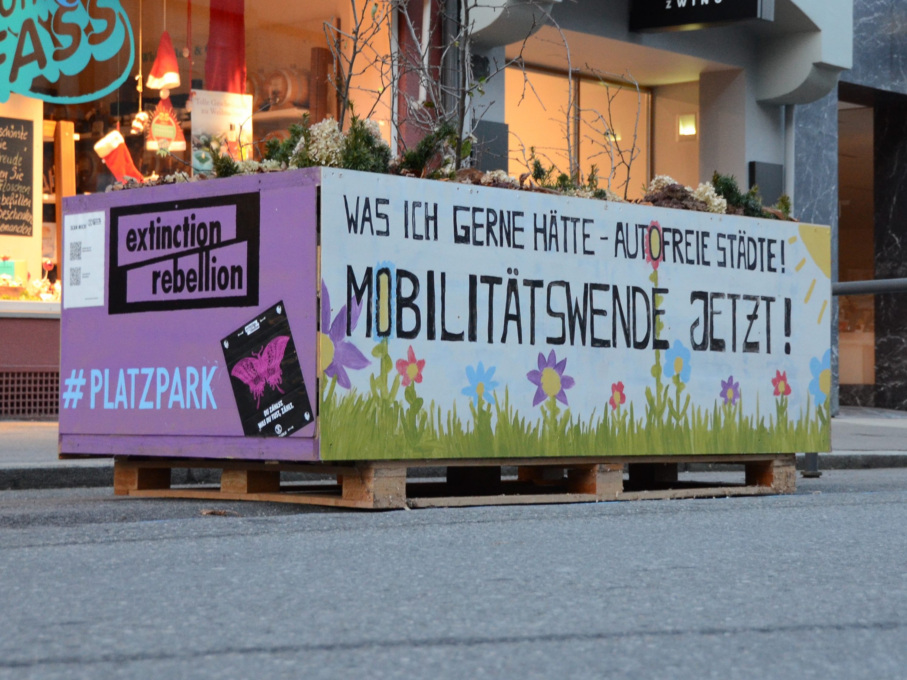 Der "Platzpark" in Bregenz ggü. vom Rathaus