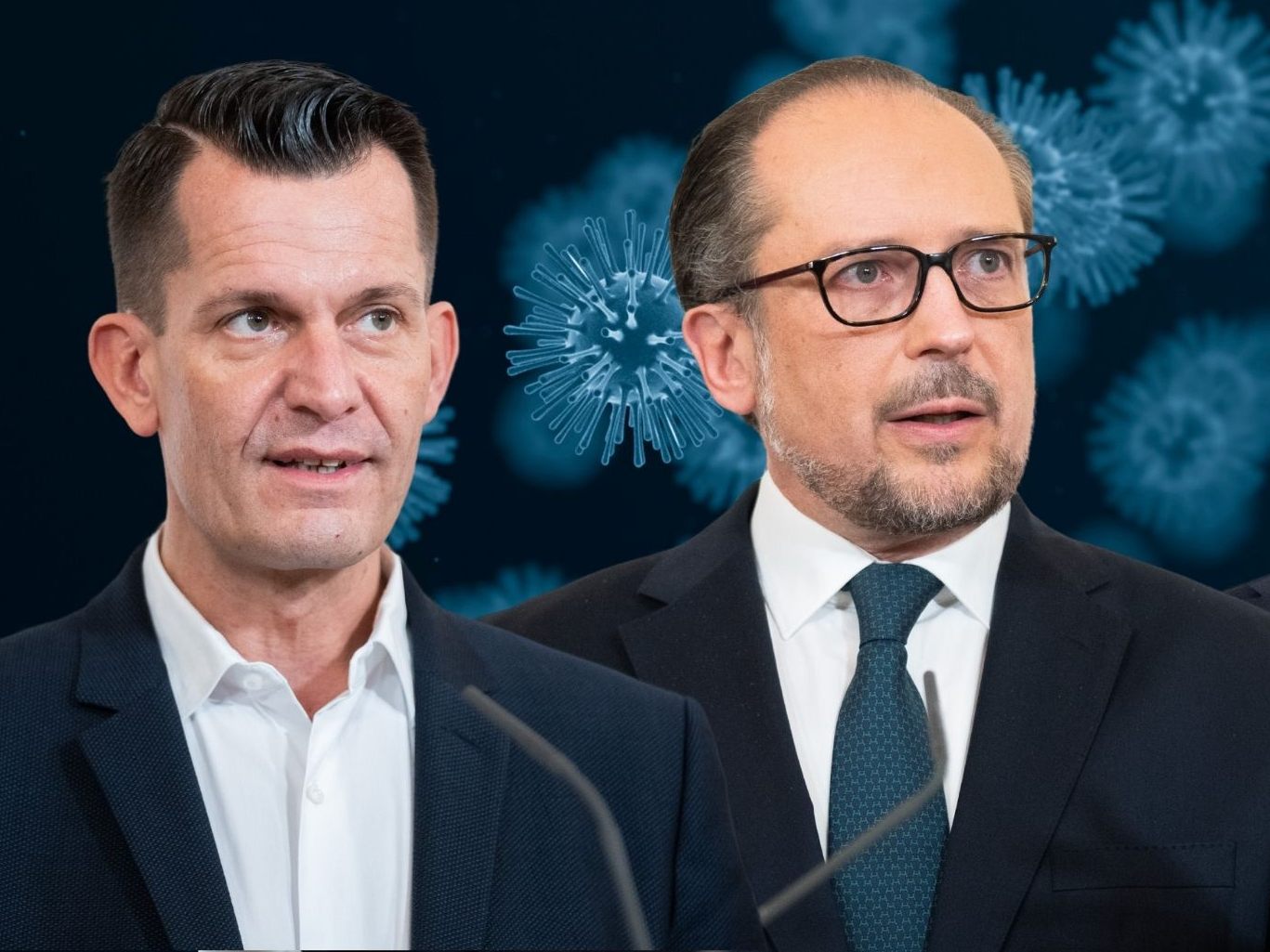 Bundeskanzler Schallenberg verkündete am Sonntagmittag den Lockdown für Ungeimpfte.
