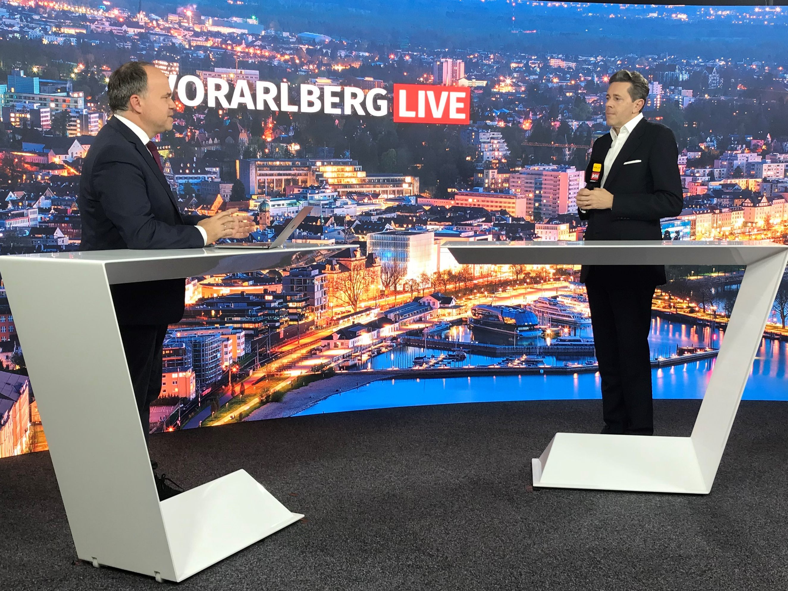 WKO-Präsident Harald Mahrer war zu Gast bei "Vorarlberg LIVE".
