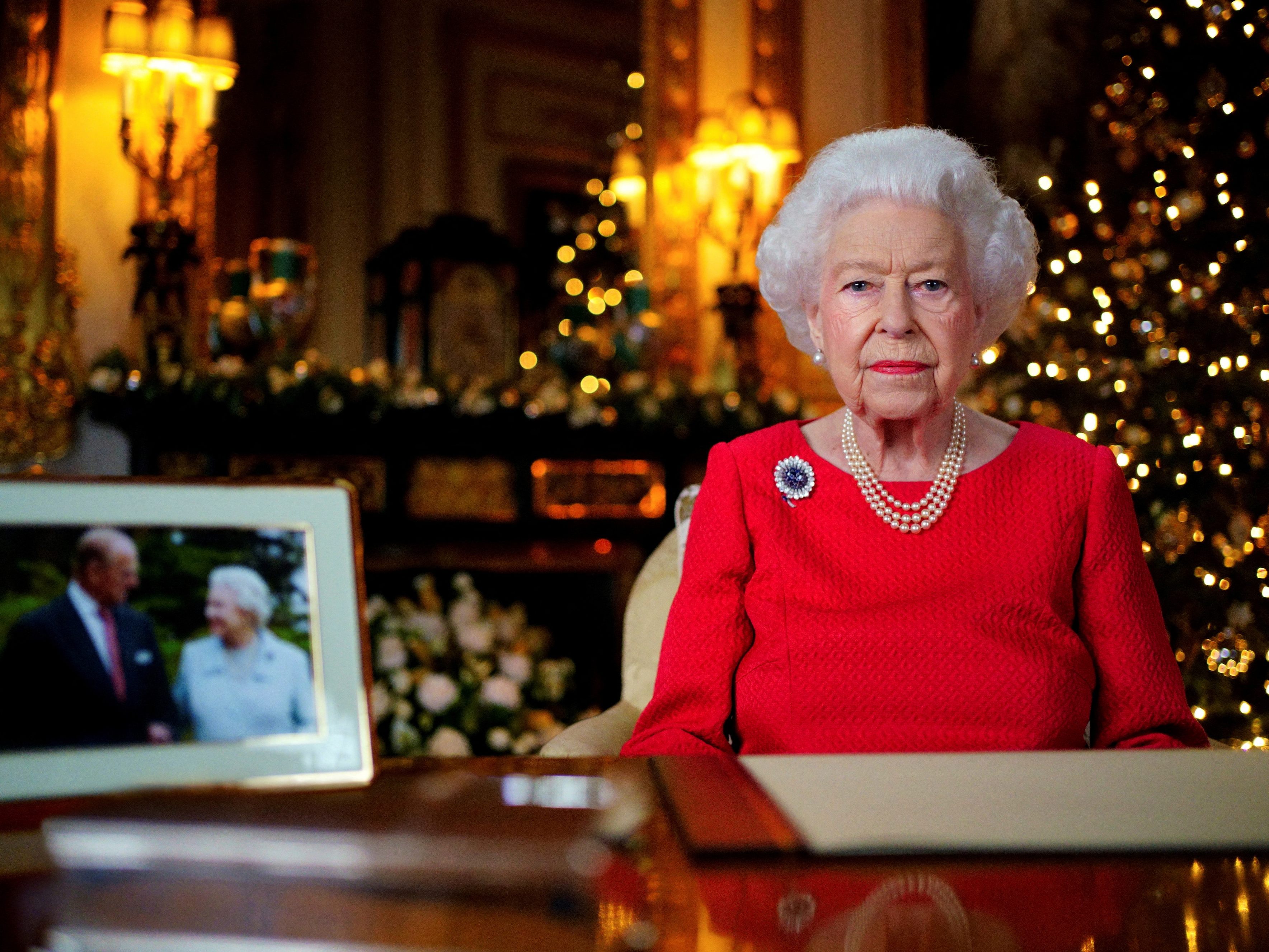 Die Queen bei ihrer jährlichen Weihnachtsansprache.
