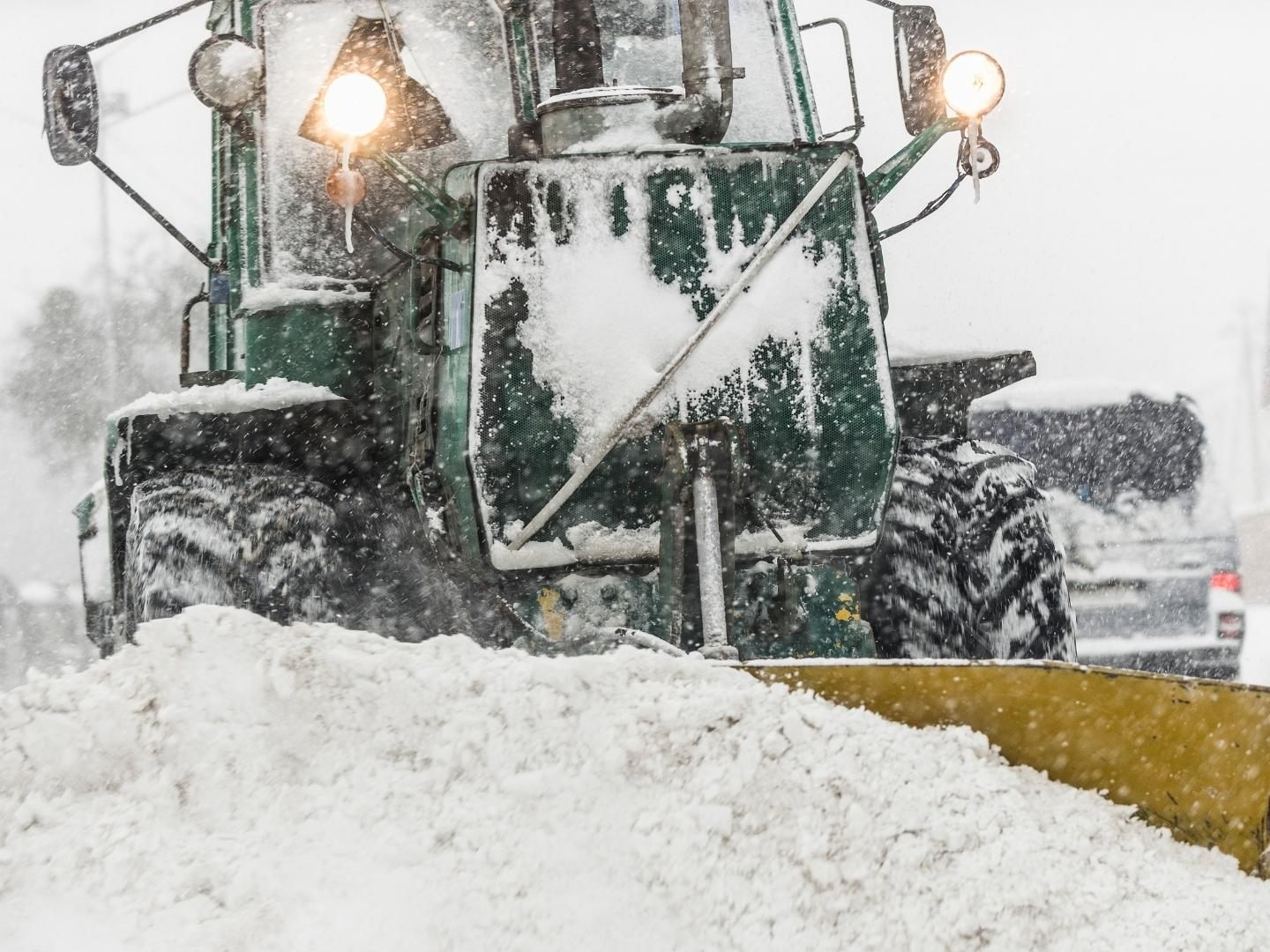 Für morgen wird starker Schneefall erwartet.