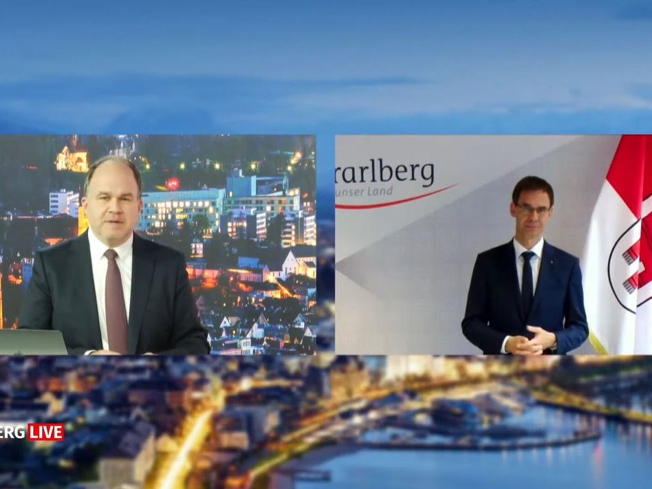 Markus Wallner war zu Gast bei der "Vorarlberg LIVE"-Sondersendung.