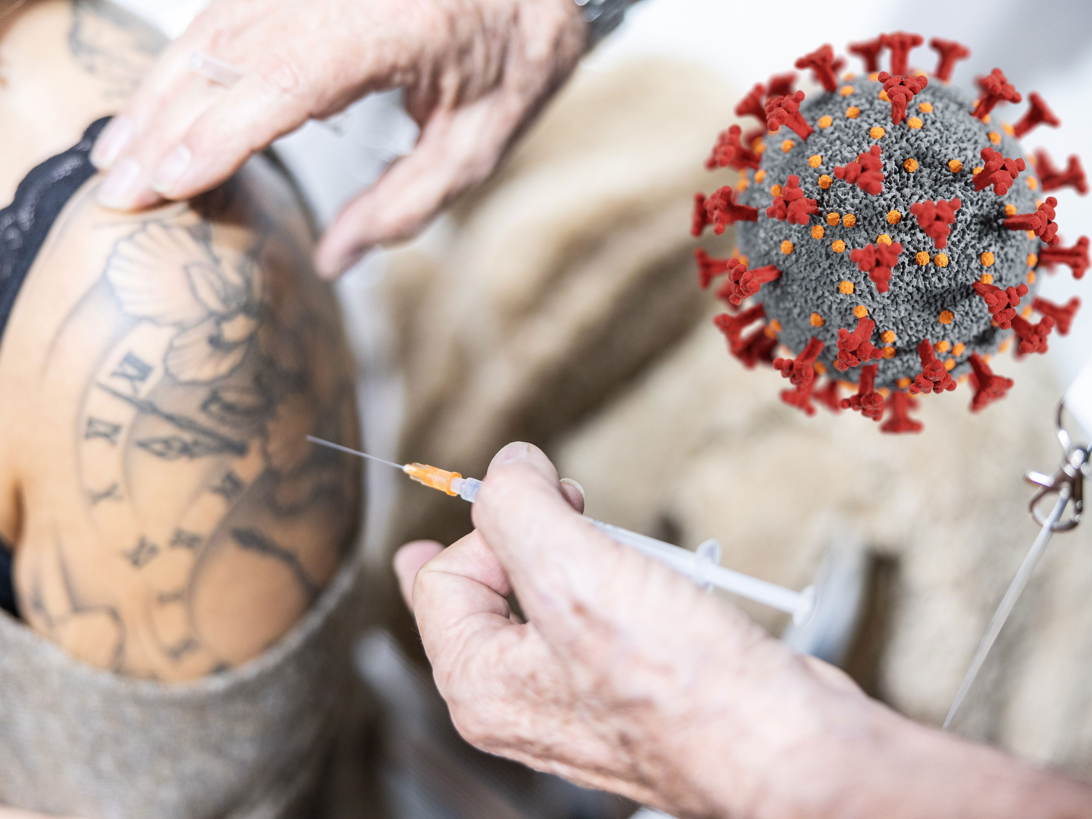 Der Booster scheint die Wirkung der Impfung zu erhöhen.
