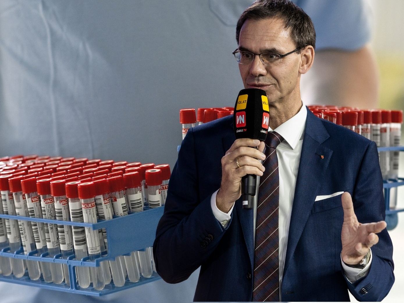 Appell zur PCR-Testung vor den Feiertagen.