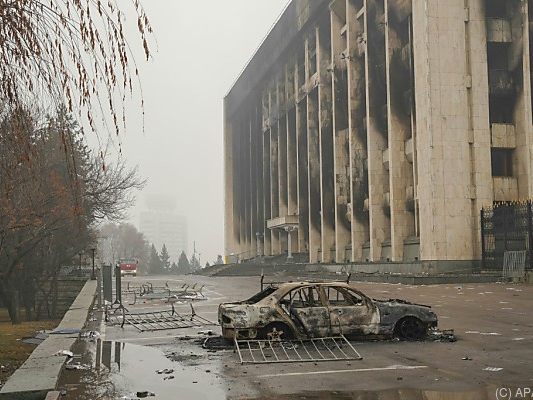 Bilder der Verwüstung in kasachischer Metropole Almaty
