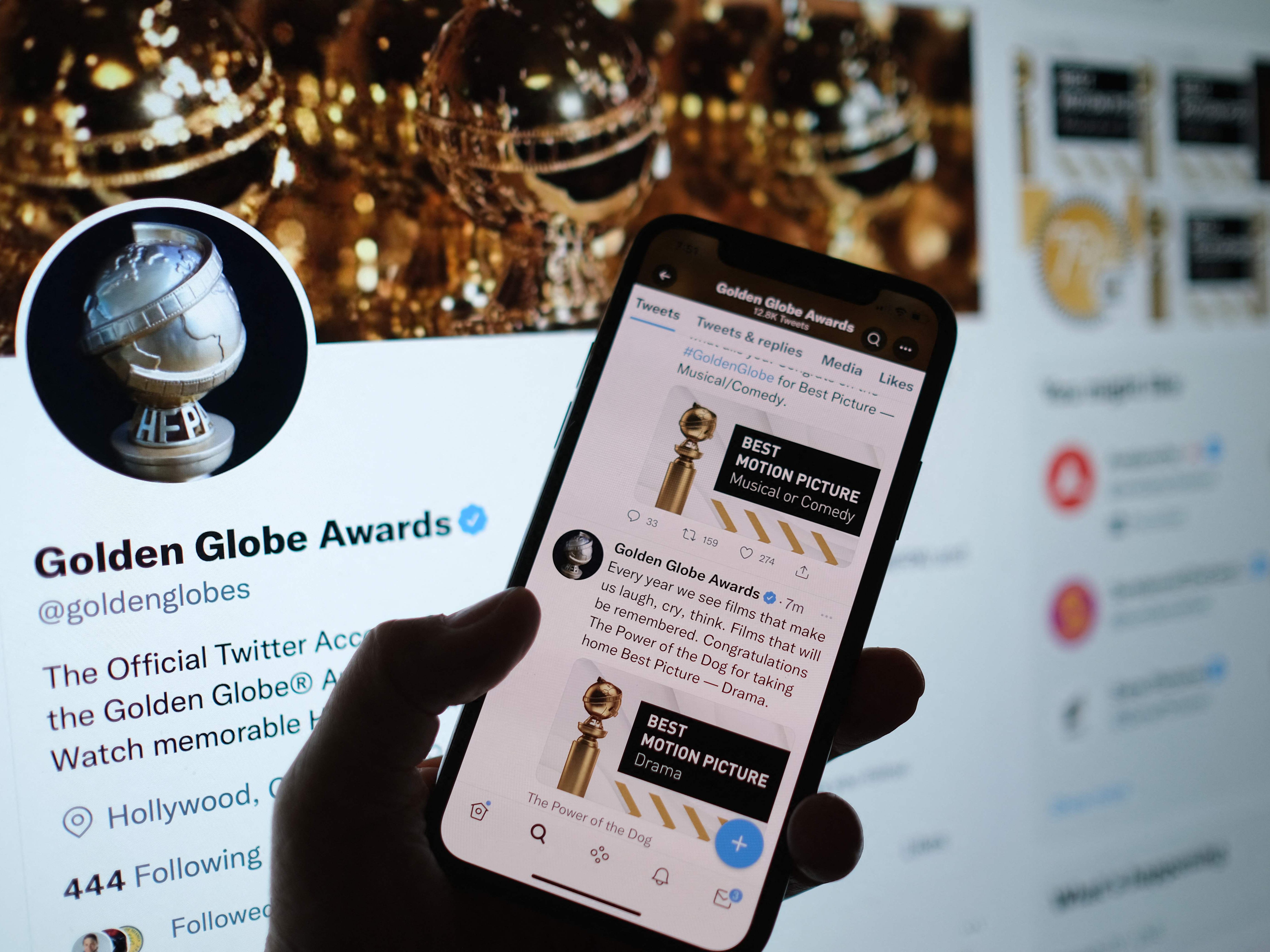Die 79. Golden Globes wurden über die sozialen Medien verliehen.