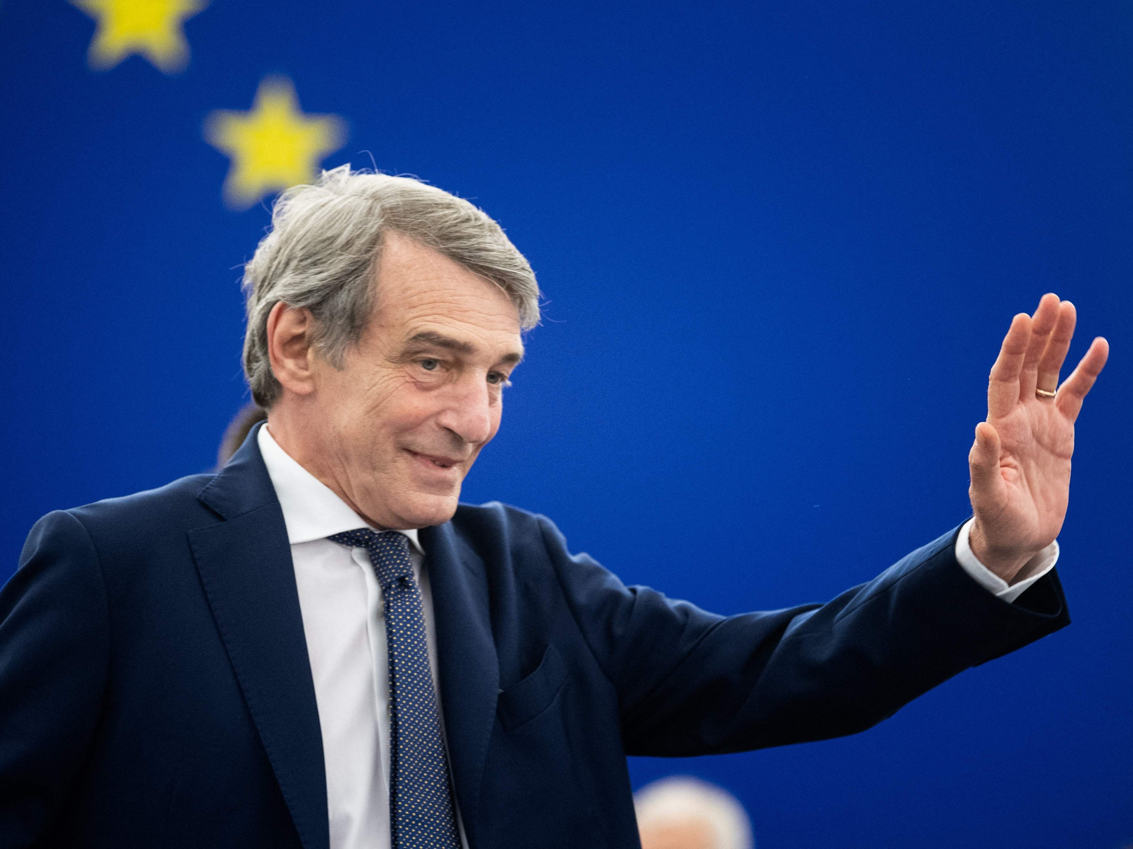 EU-Parlamentspräsident David Sassoli im Alter von 65 Jahren gestorben.