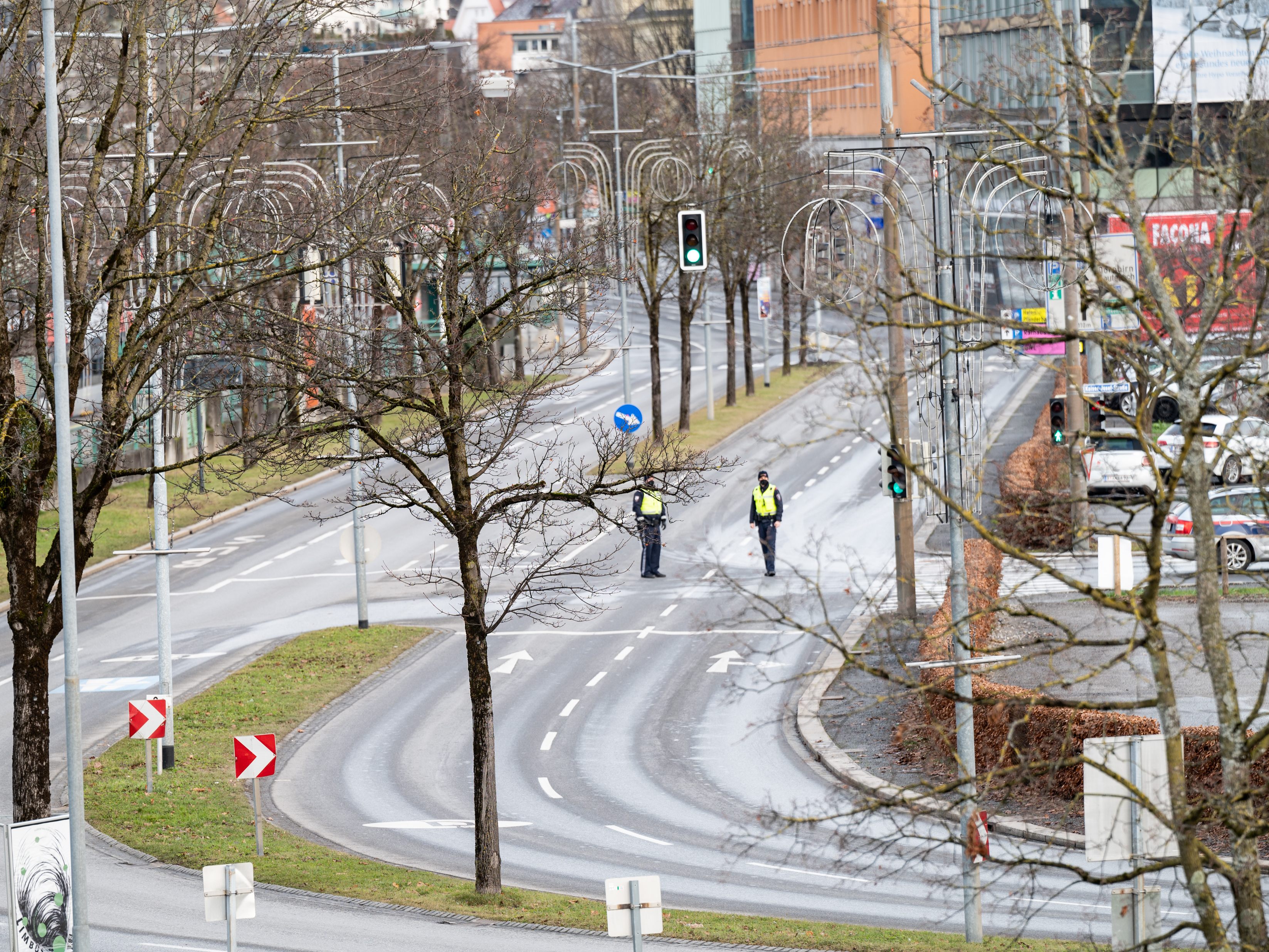 Verkehrsbehinderung in Bregenz