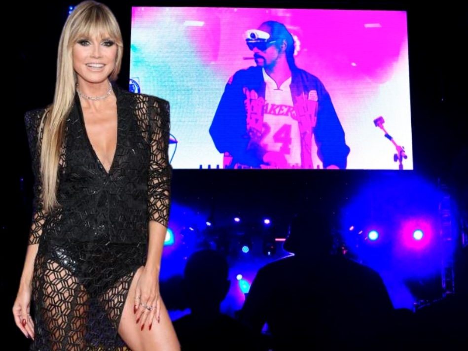 Heidi Klum arbeitete mit Snoop Dogg zusammen.
