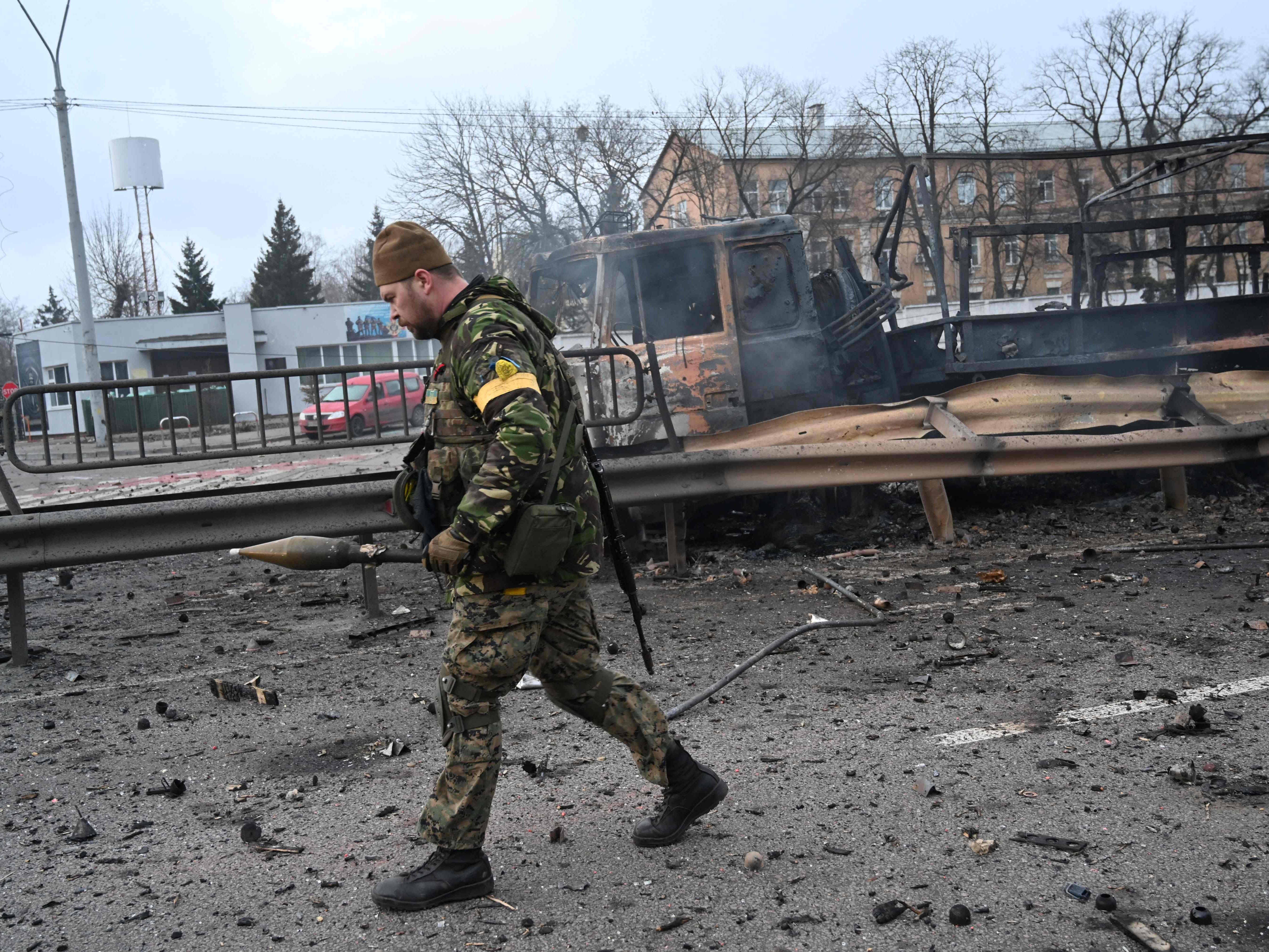 Ukraine mit Angst vor großen Angriff der Russen.