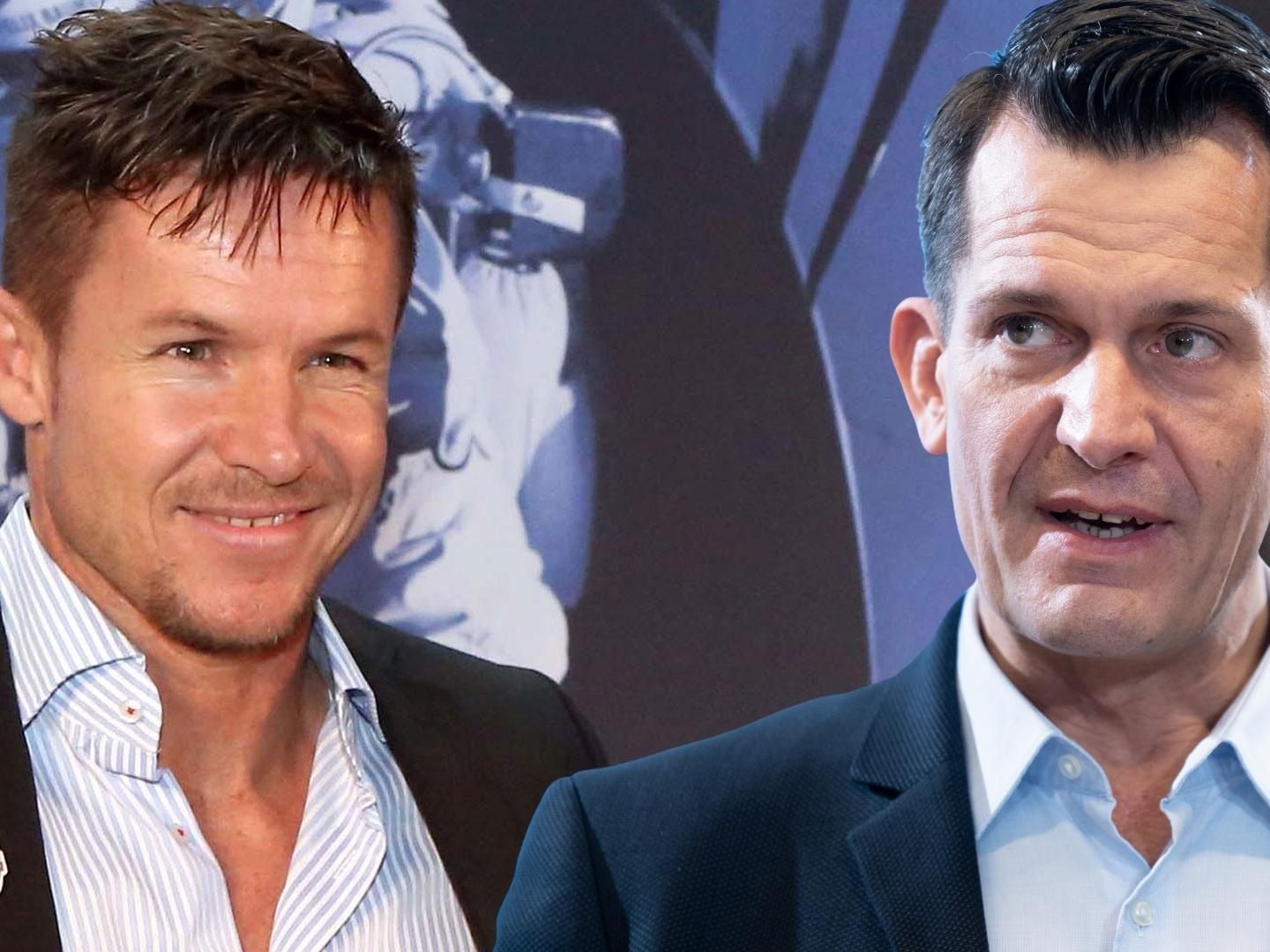 Felix Baumgartner (l.) schießt in den Sozialen Medien wieder einmal gegen Gesundheitsminister Wolfgang Mückstein (r.).