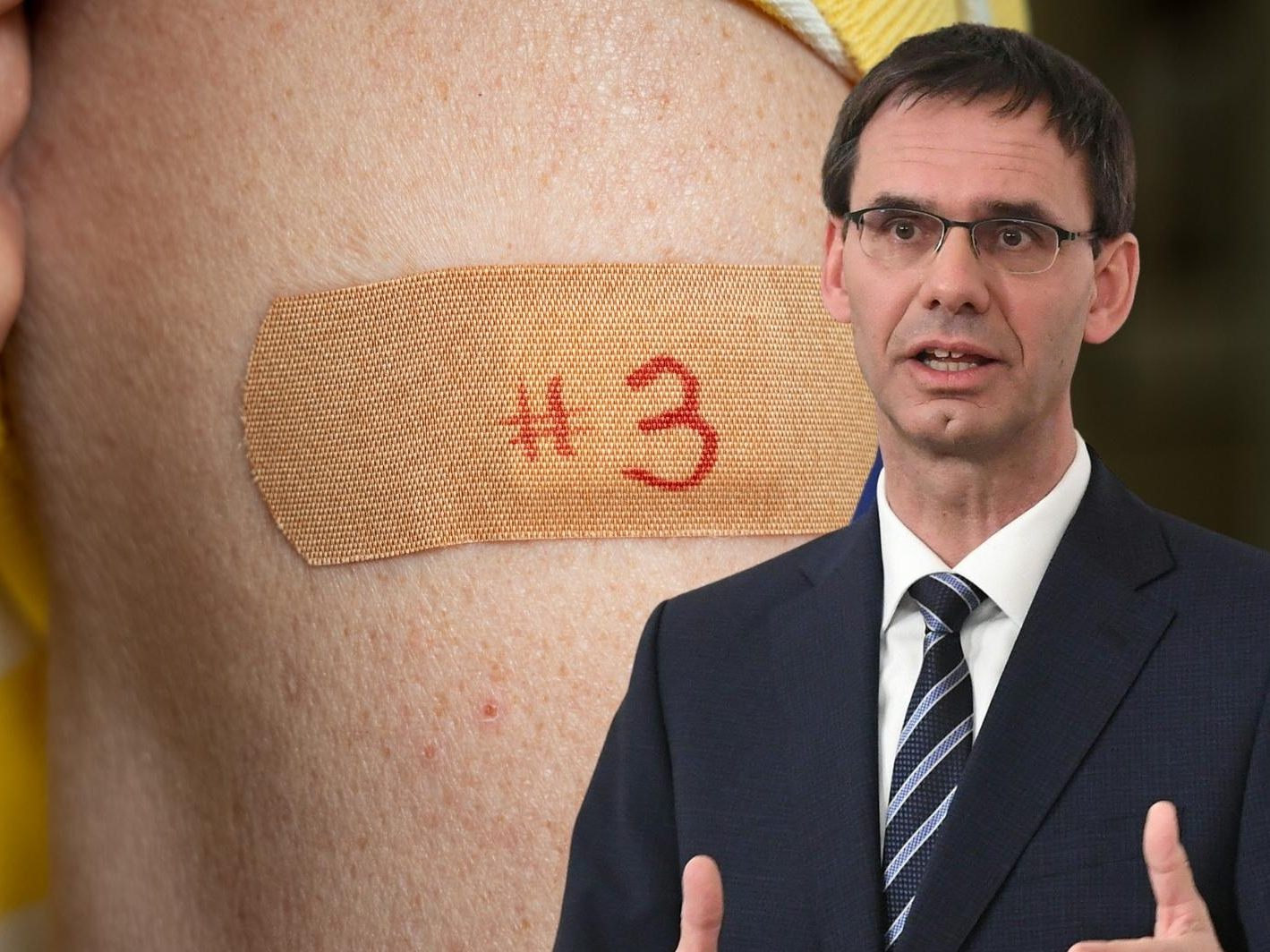 Die Hälfte der Geimpften Vorarlberger hat sich bereits den 3. Stich geholt.