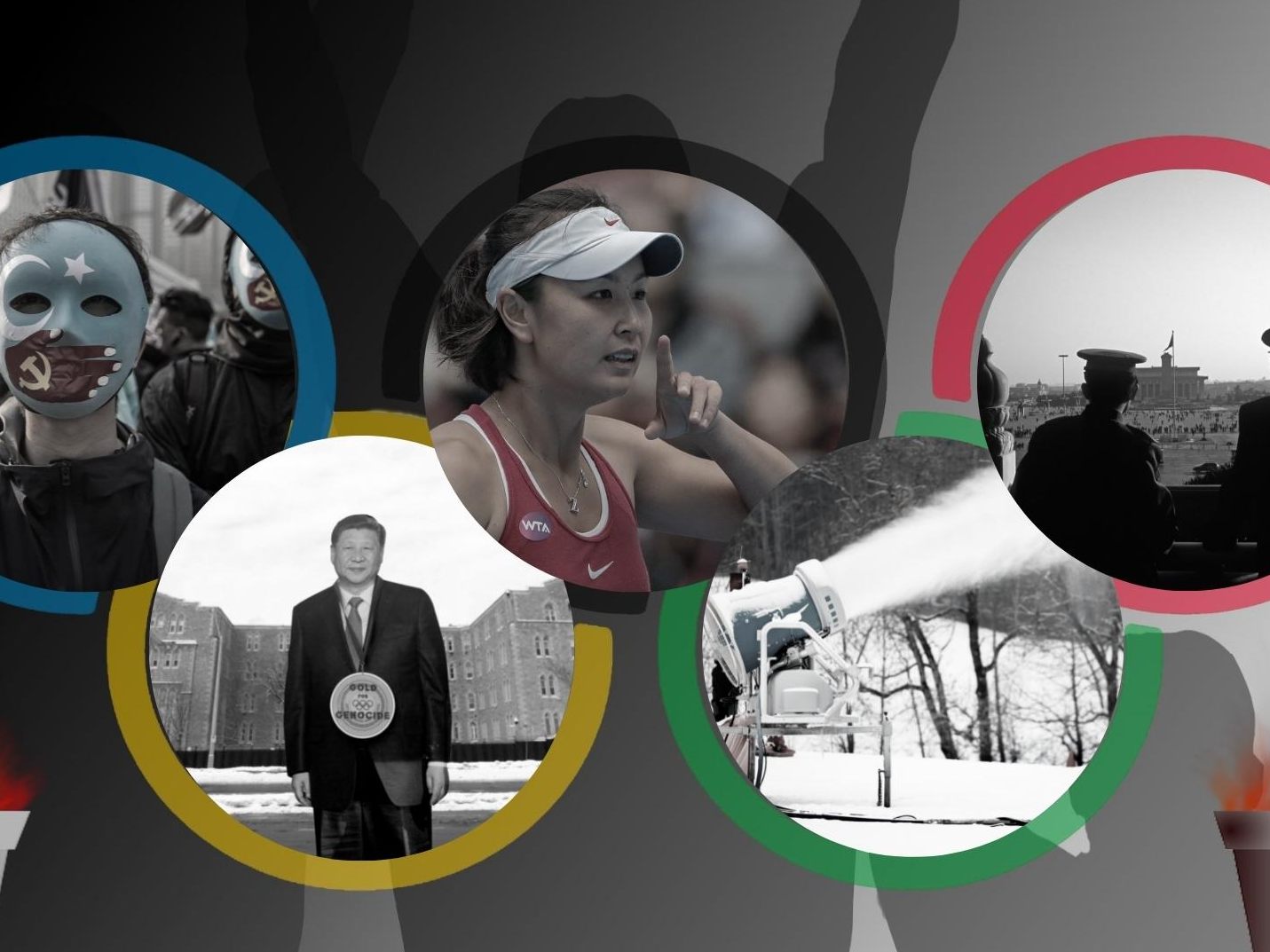 Probleme der Olympischen Spiele 2022