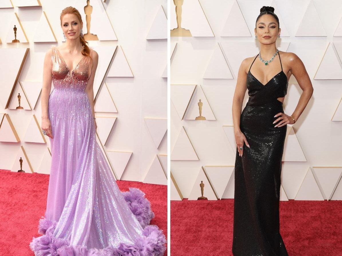 In der diesjährigen Oscar-Nacht konnte man, unter anderem, die Kleider von Jessica Chastain, Vanessa Hudgens und Lily James bewundern.