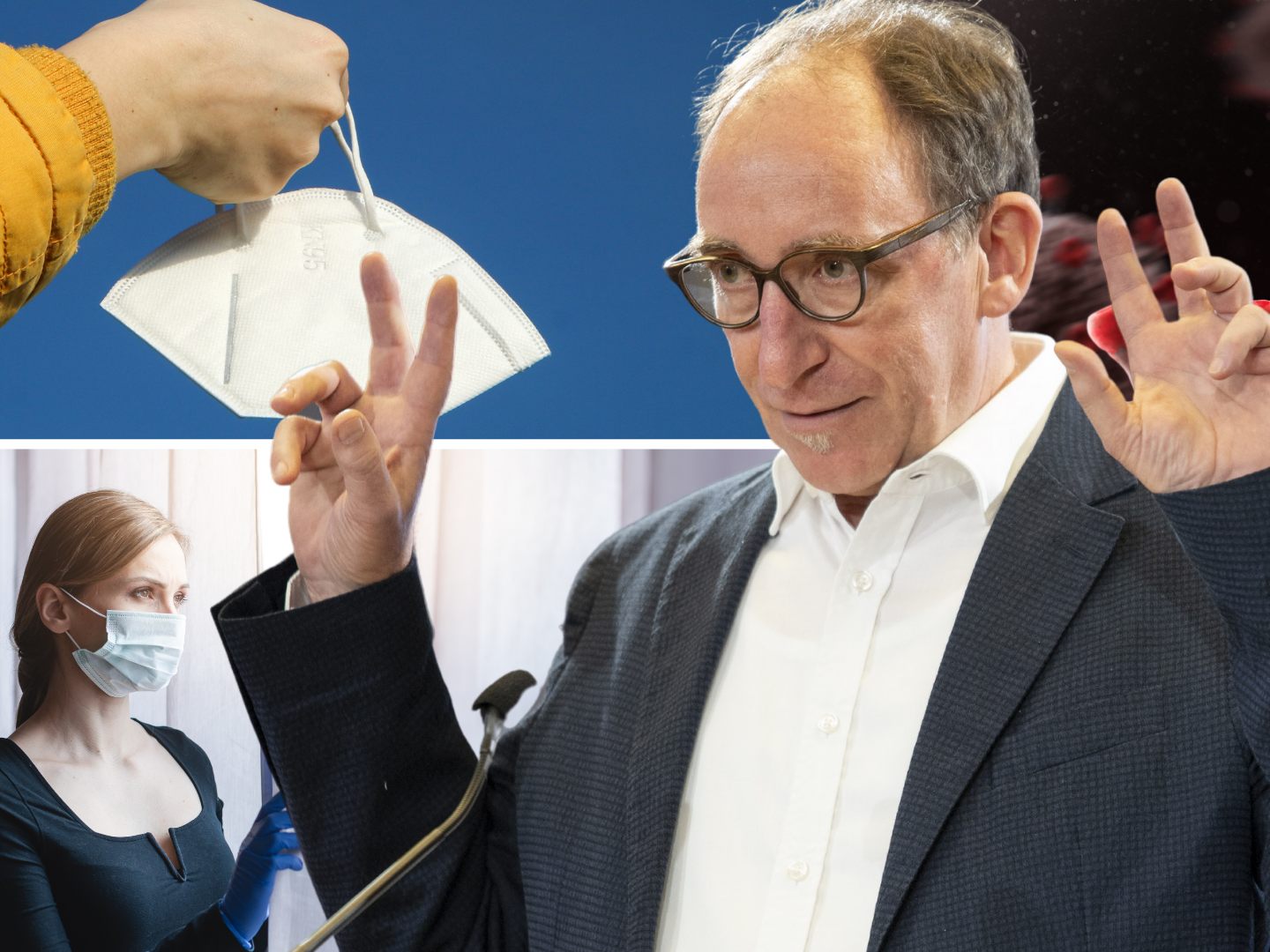 Generelle Maskenrückkehr in Innenräumen mit Ausnahmen