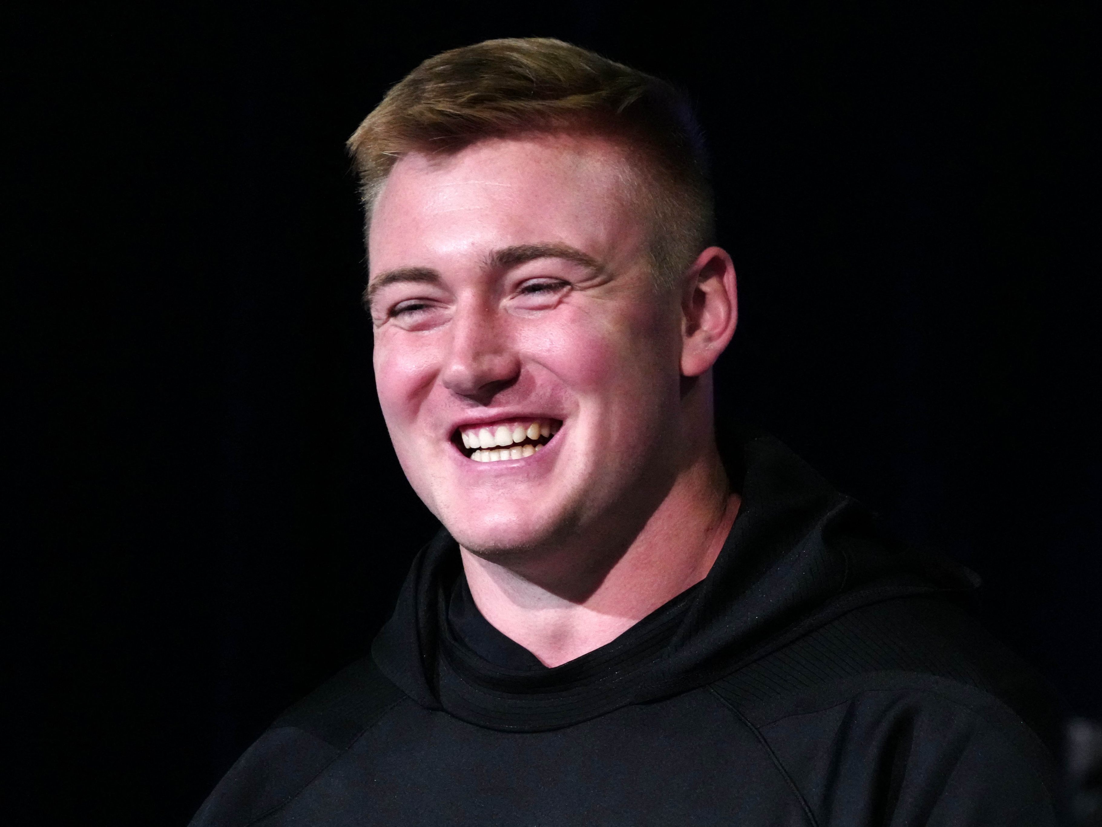 Der Österreicher Bernhard Raimann hat beim NFL-Draft in Las Vegas heimische Sportgeschichte geschrieben
