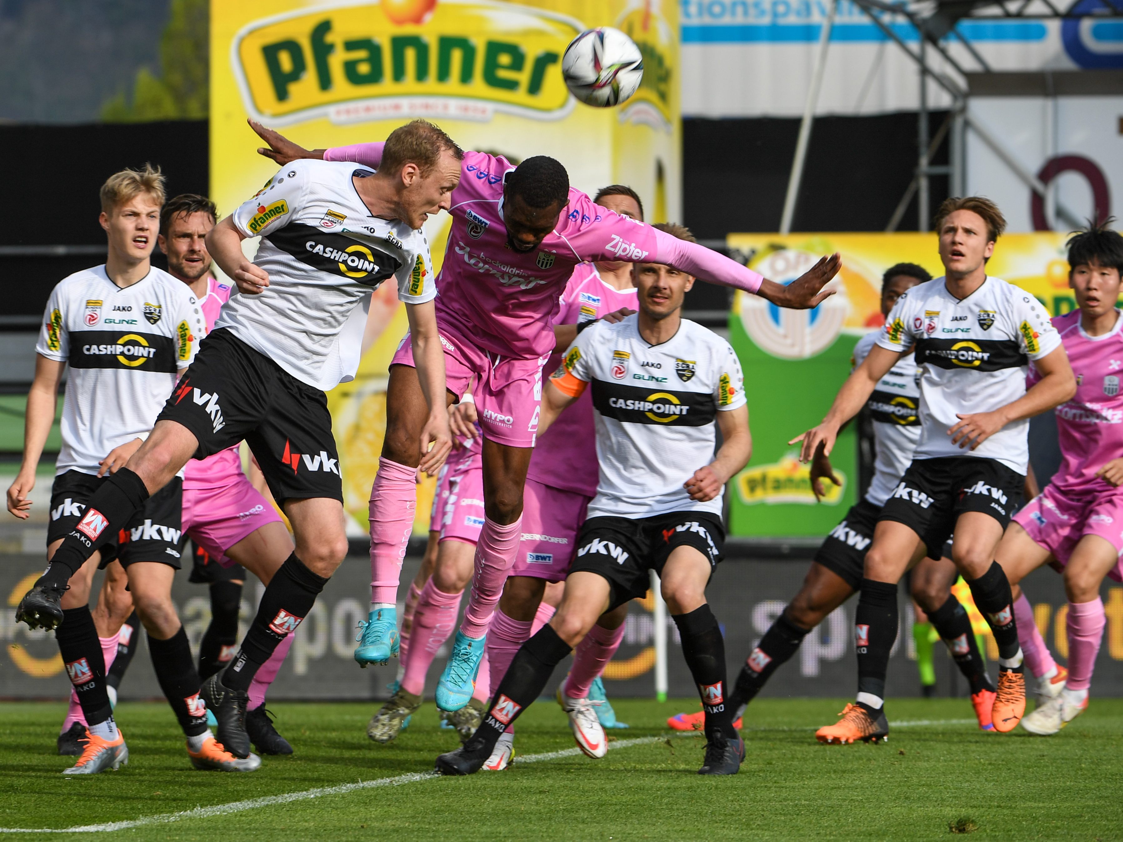 Altach und der LASK lieferten sich heute ein Duell mit wenig Torraumszenen.
