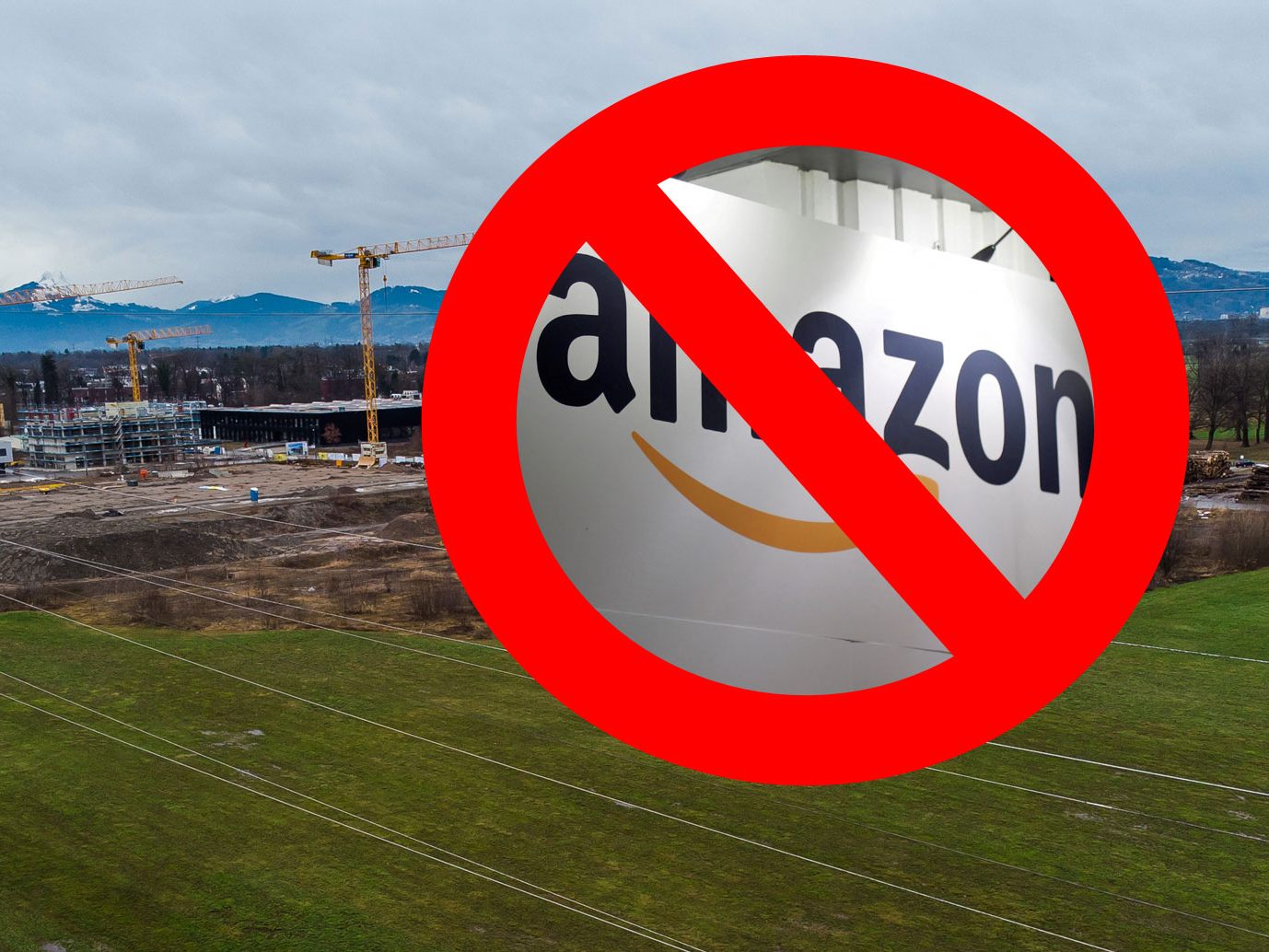 In Dornbirn stießen die Amazon-Pläne auf eine breite front an Widerstand.