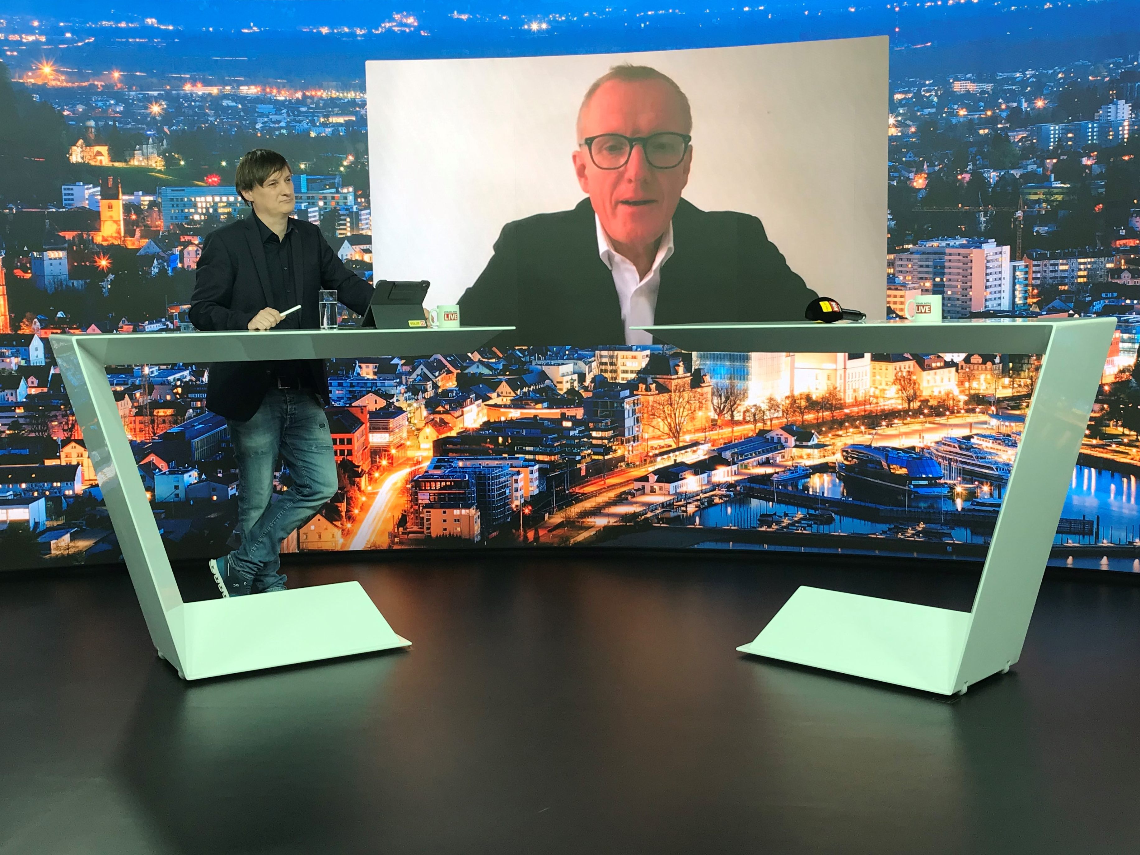 Johannes Huber war am Dienstag zu Gast bei "Vorarlberg LIVE".