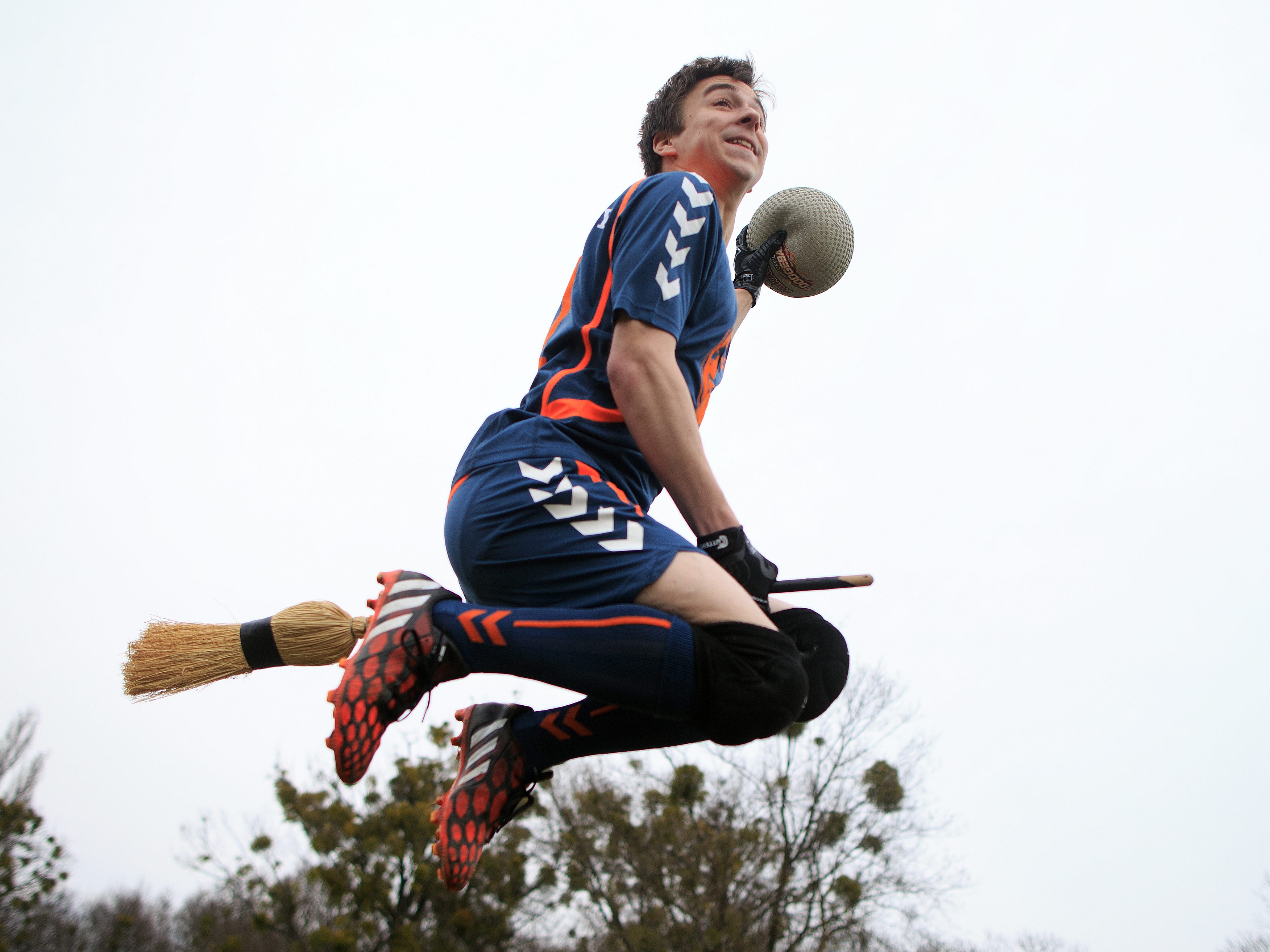 Beim Quidditch hebe die Spieler oft tatsächlich ab.