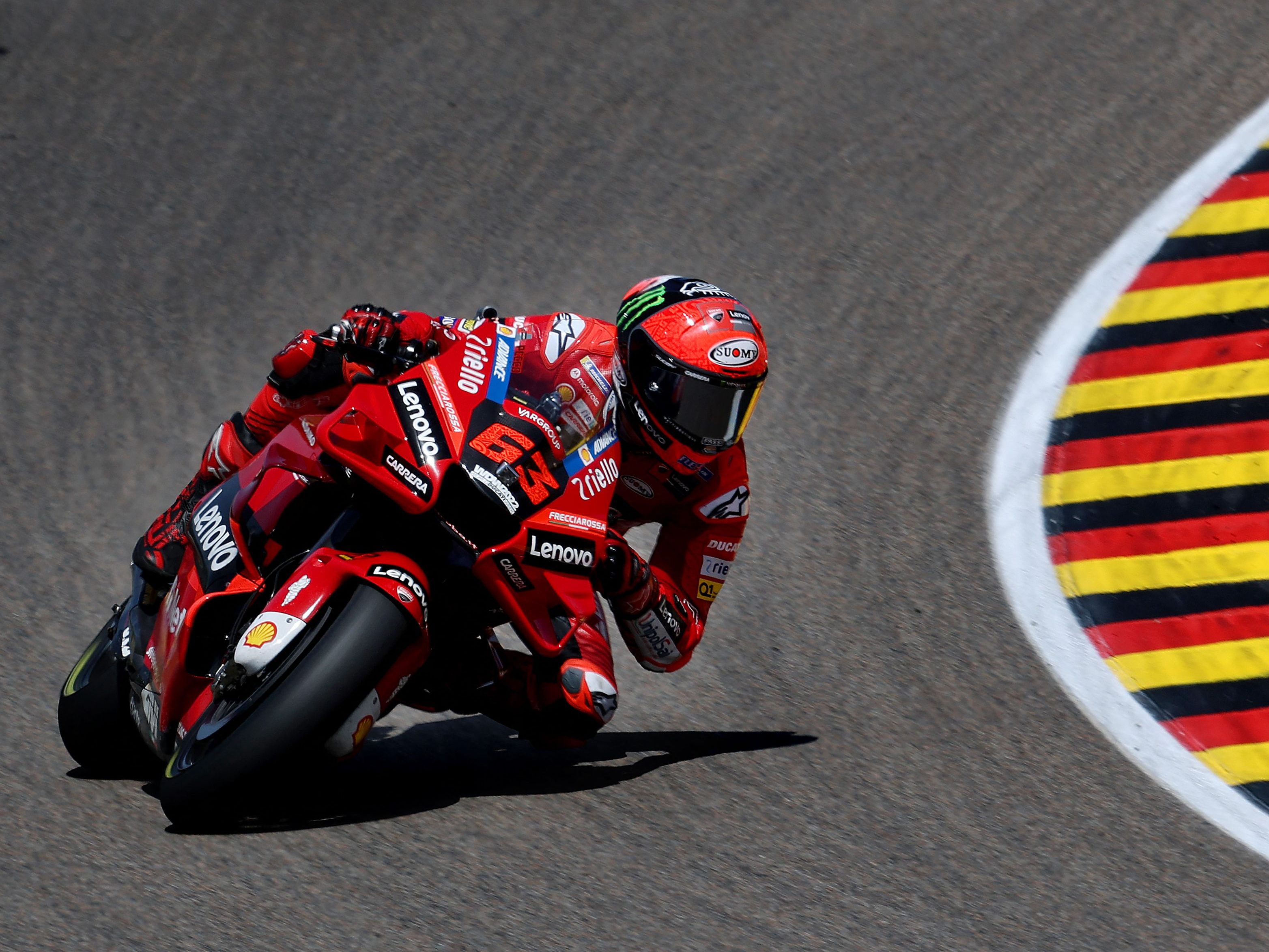 Francesco Bagnaia startet von der Pole.