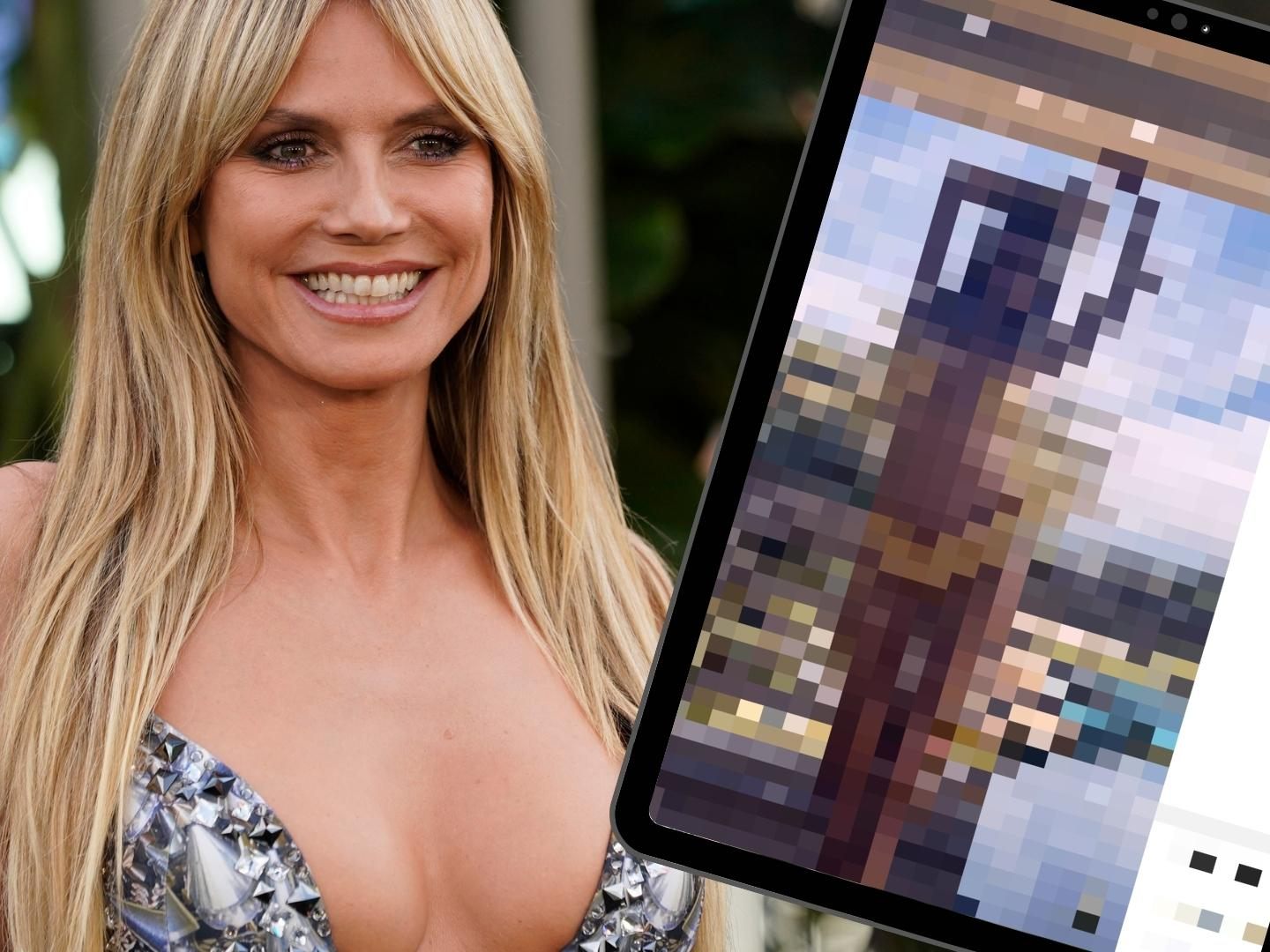 Der 49-jährigen Heidi Klum passen die Bikinis ihrer 18-jährigen Tochter Leni.