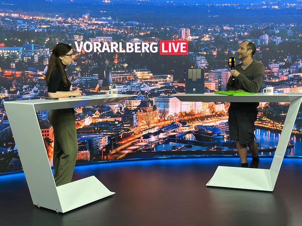 Herwig Bauer bei "Vorarlberg LIVE".