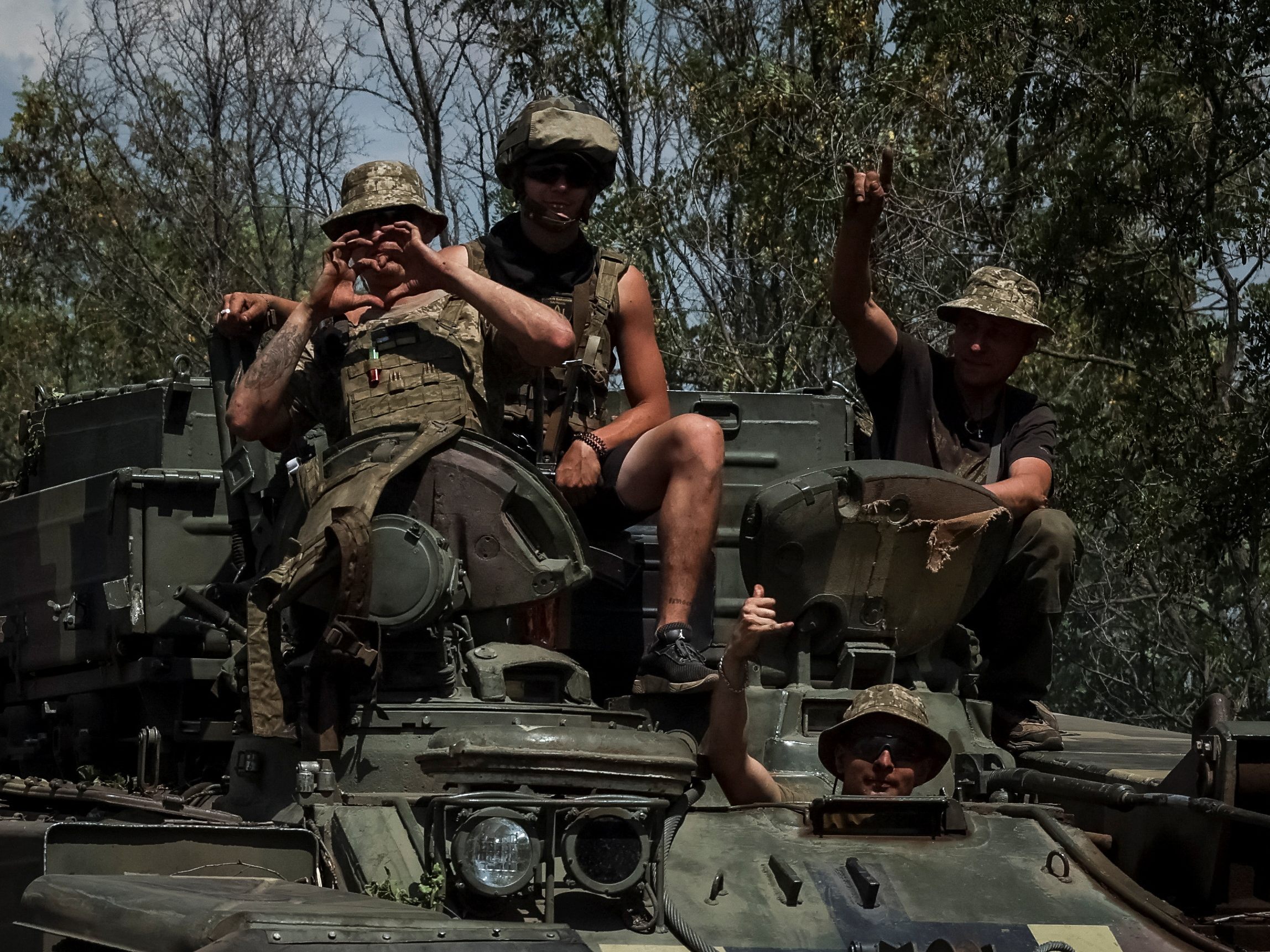 Russische Truppen nehmen laut ukrainischen Angaben das Gebiet Donezk ins Visier.