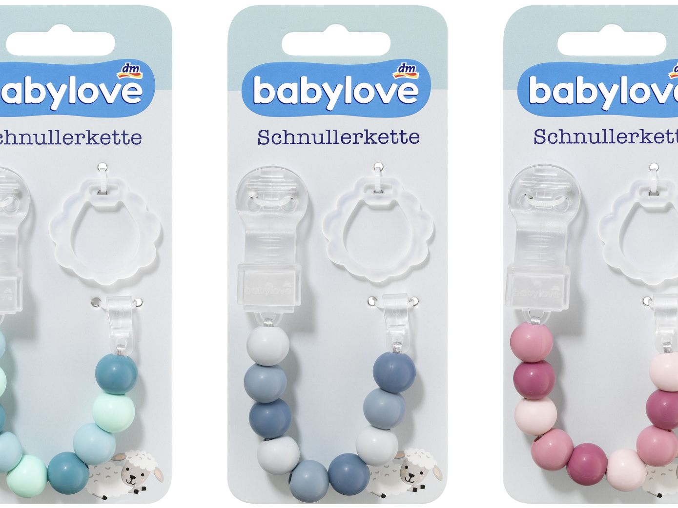 Die Babylove-Schnullerkette wird wegen womöglich verschluckbarer Teile zurückgerufen.