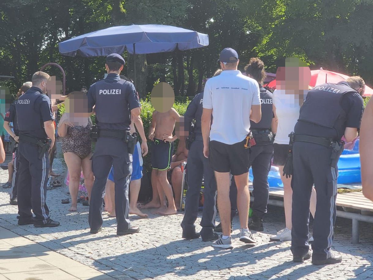Im Bregenzer Strandbad kam es am Freitag zu einem Polizeieinsatz.
