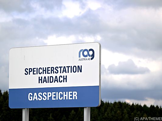 Auch der Gasspeicher in Haidach wird mittlerweile befüllt